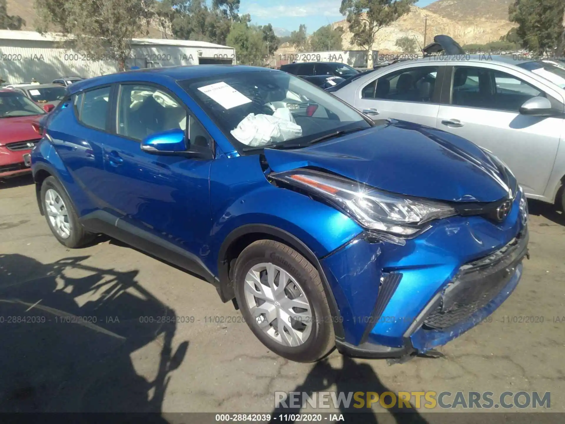 1 Photograph of a damaged car JTNKHMBX1L1086707 TOYOTA C-HR 2020