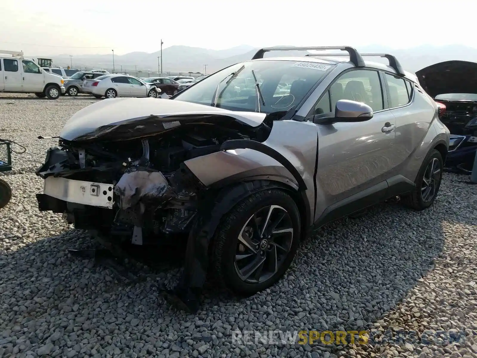 2 Photograph of a damaged car JTNKHMBX1L1089140 TOYOTA C-HR 2020