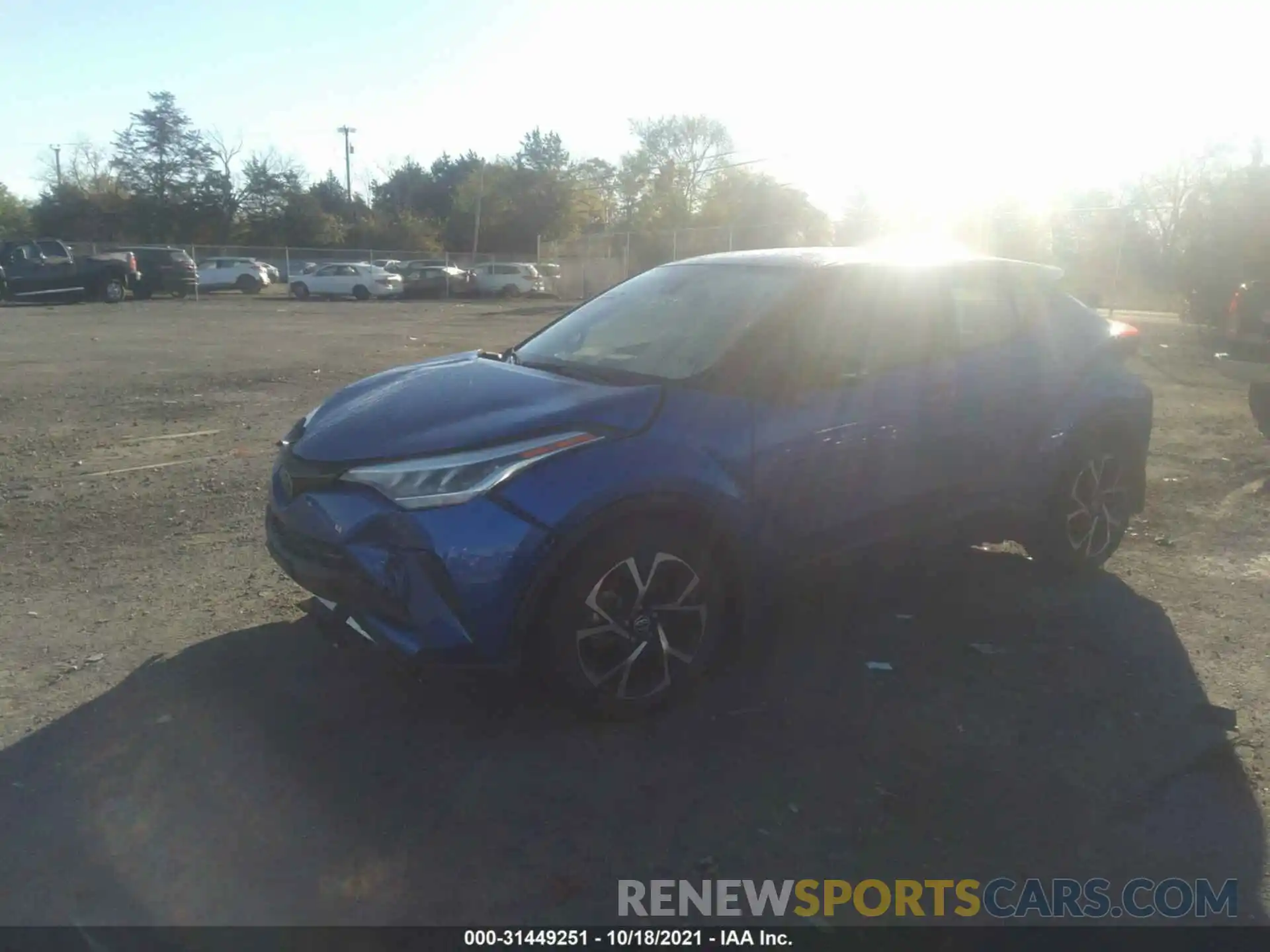 2 Photograph of a damaged car JTNKHMBX1L1089249 TOYOTA C-HR 2020