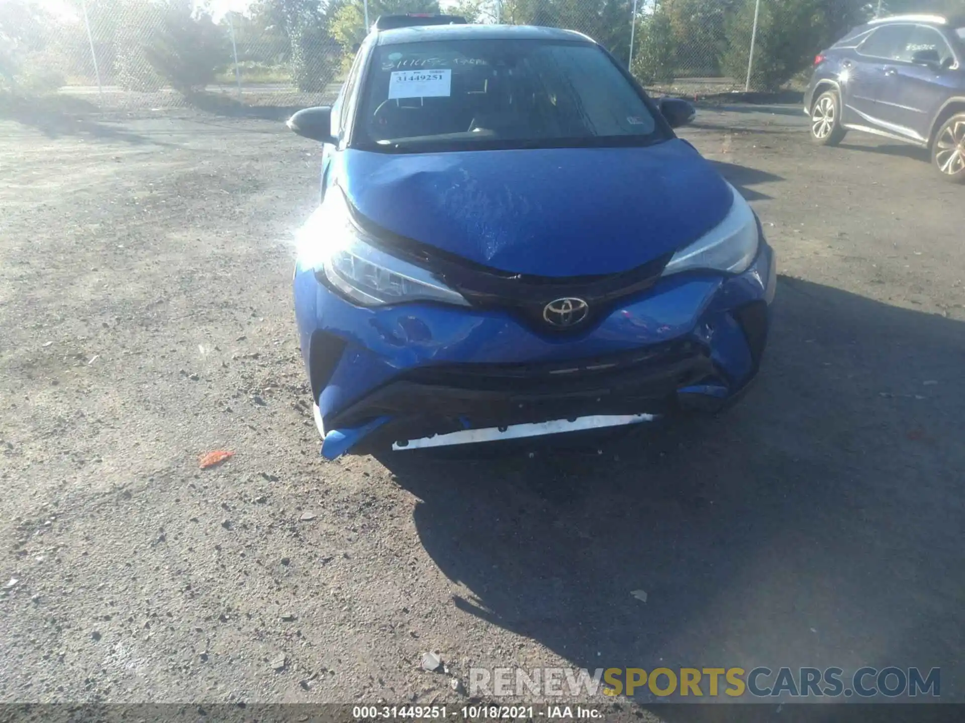 6 Photograph of a damaged car JTNKHMBX1L1089249 TOYOTA C-HR 2020