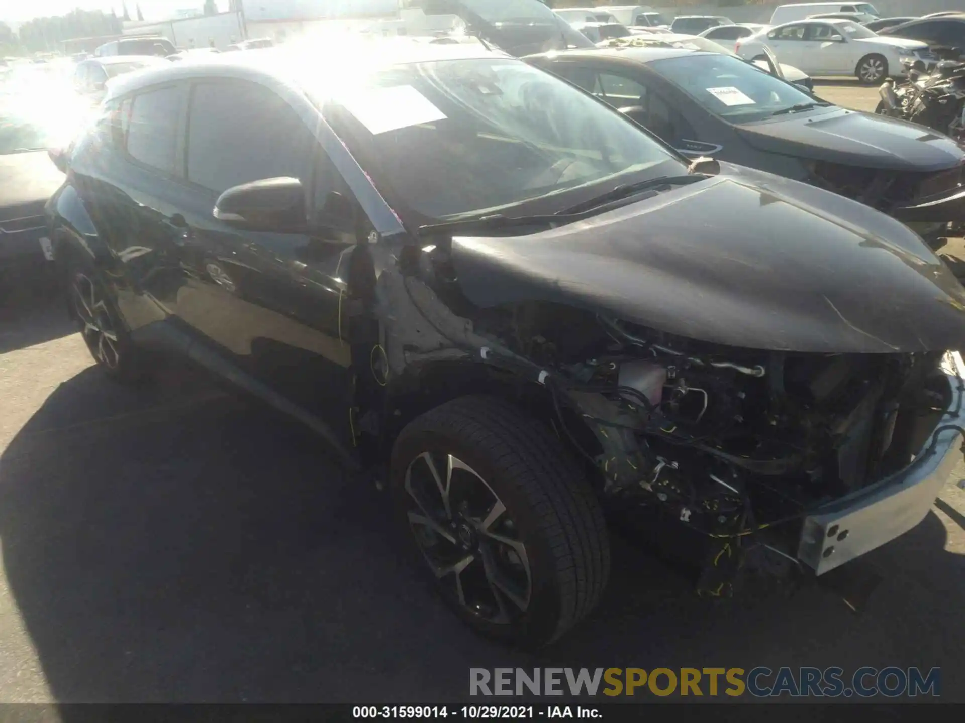 1 Photograph of a damaged car JTNKHMBX1L1089364 TOYOTA C-HR 2020