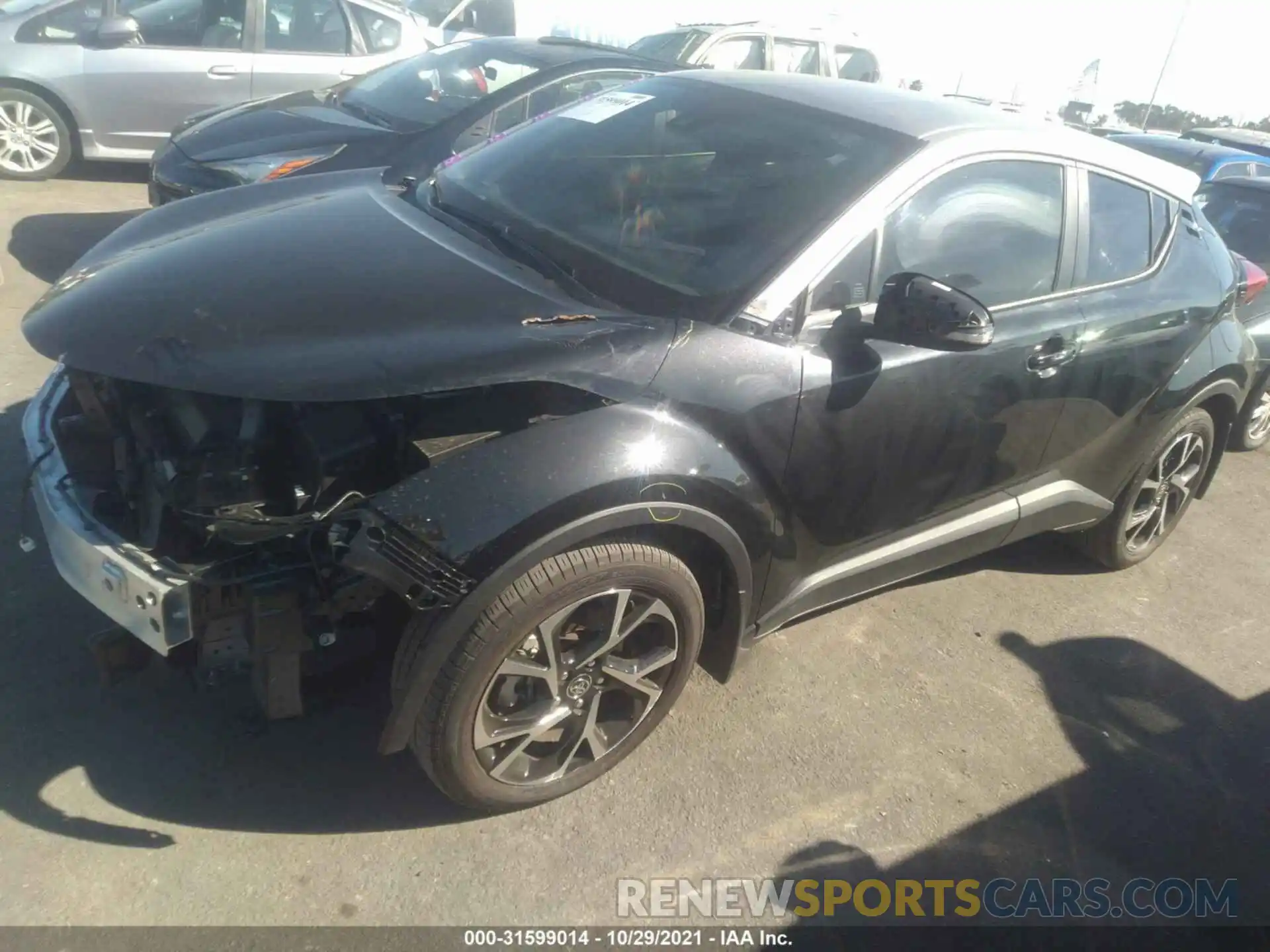 2 Photograph of a damaged car JTNKHMBX1L1089364 TOYOTA C-HR 2020