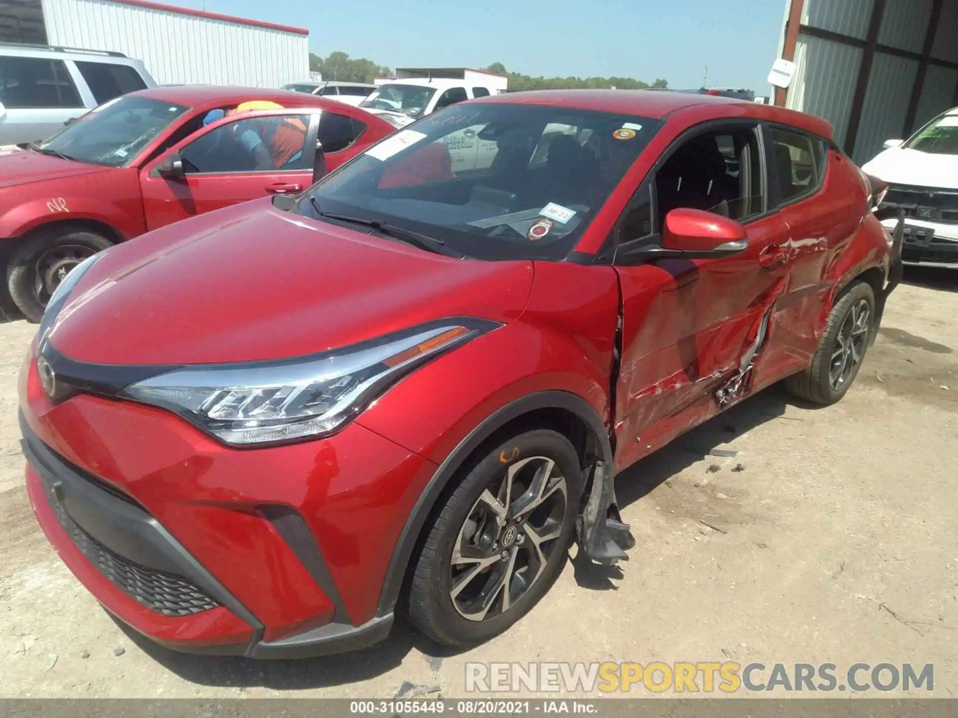 2 Фотография поврежденного автомобиля JTNKHMBX1L1089641 TOYOTA C-HR 2020