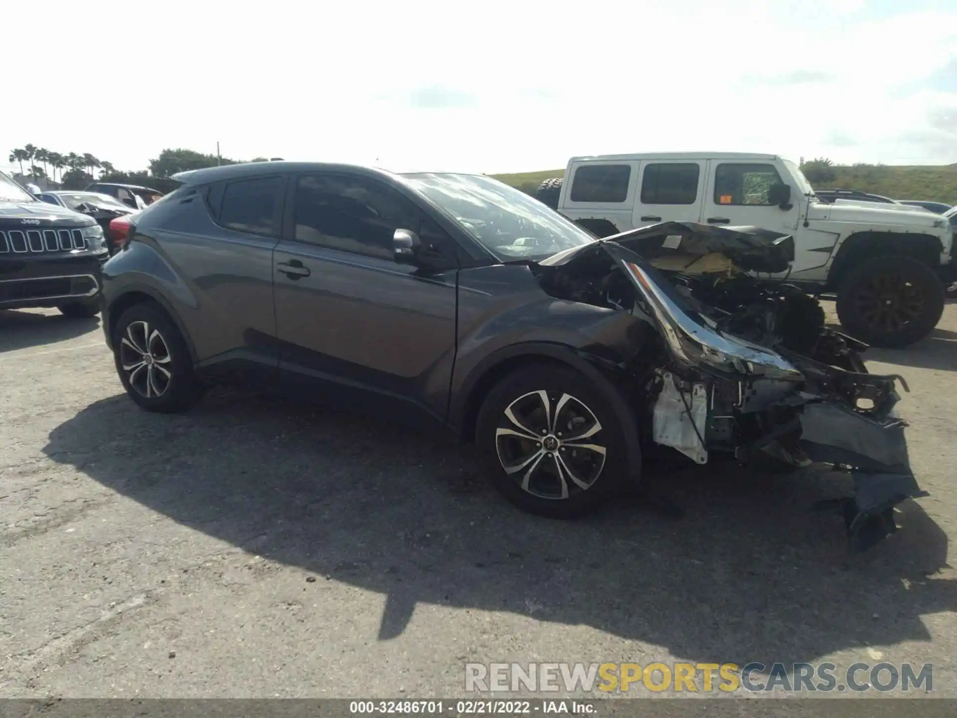 1 Photograph of a damaged car JTNKHMBX1L1090904 TOYOTA C-HR 2020