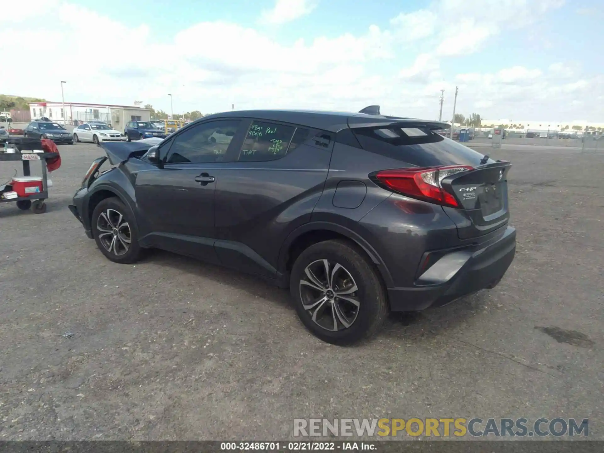 3 Photograph of a damaged car JTNKHMBX1L1090904 TOYOTA C-HR 2020