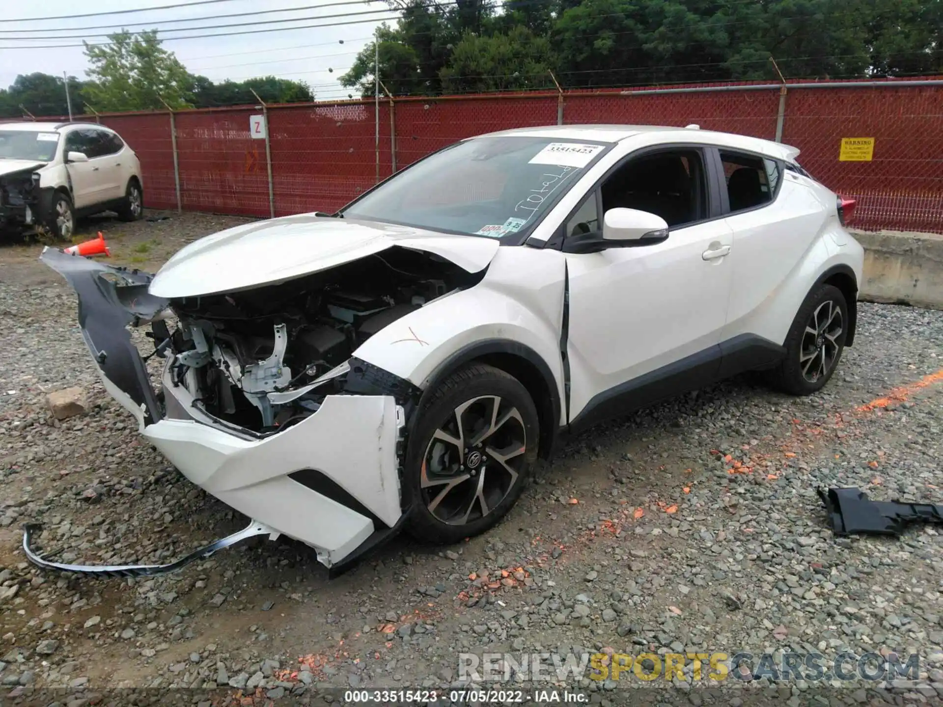 2 Фотография поврежденного автомобиля JTNKHMBX1L1092636 TOYOTA C-HR 2020