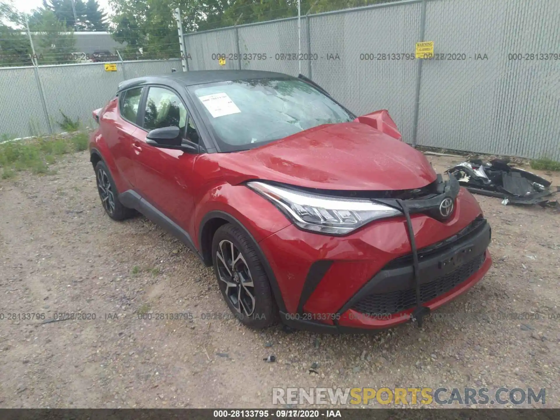 11 Photograph of a damaged car JTNKHMBX2L1064263 TOYOTA C-HR 2020