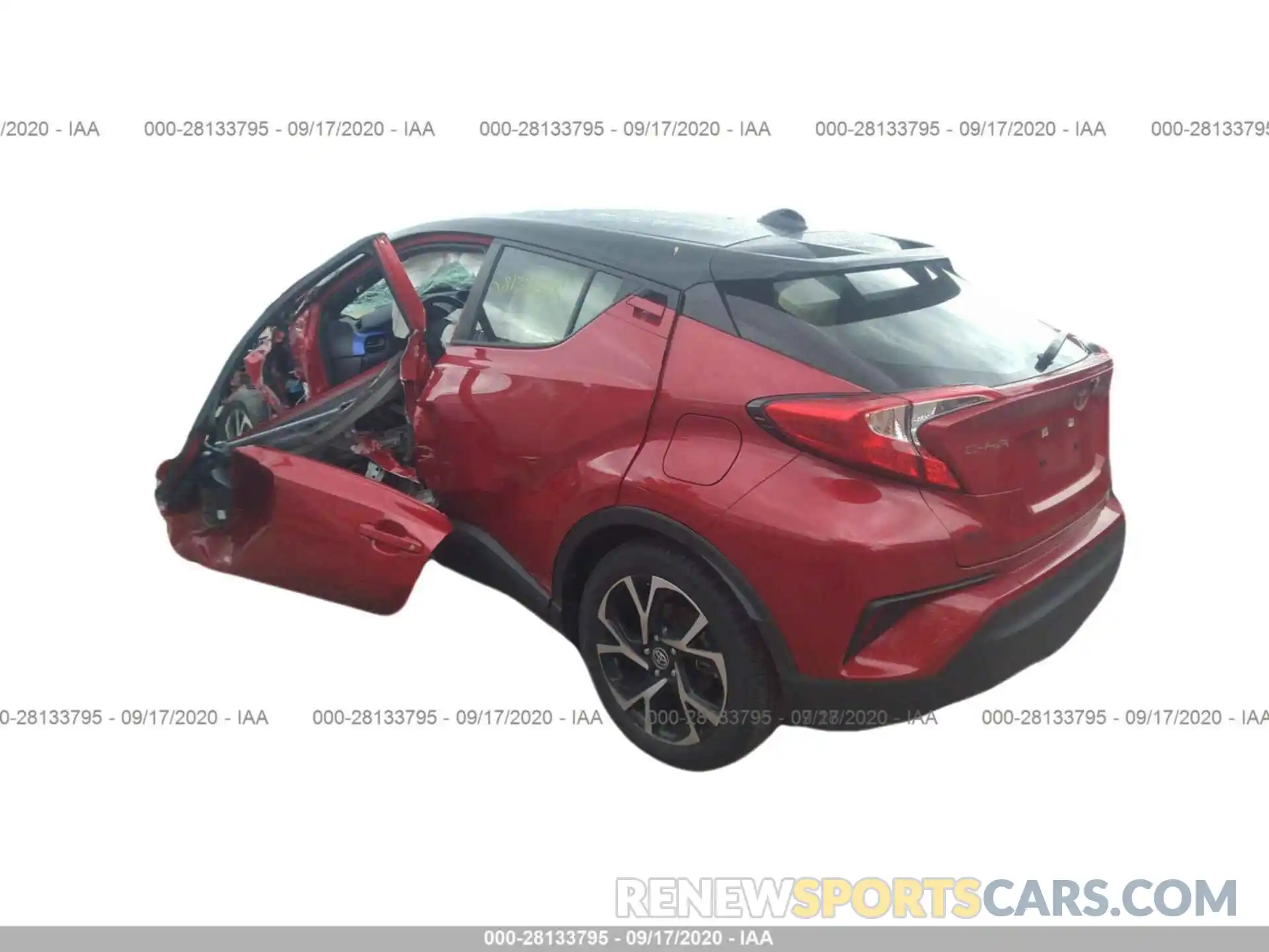 3 Фотография поврежденного автомобиля JTNKHMBX2L1064263 TOYOTA C-HR 2020