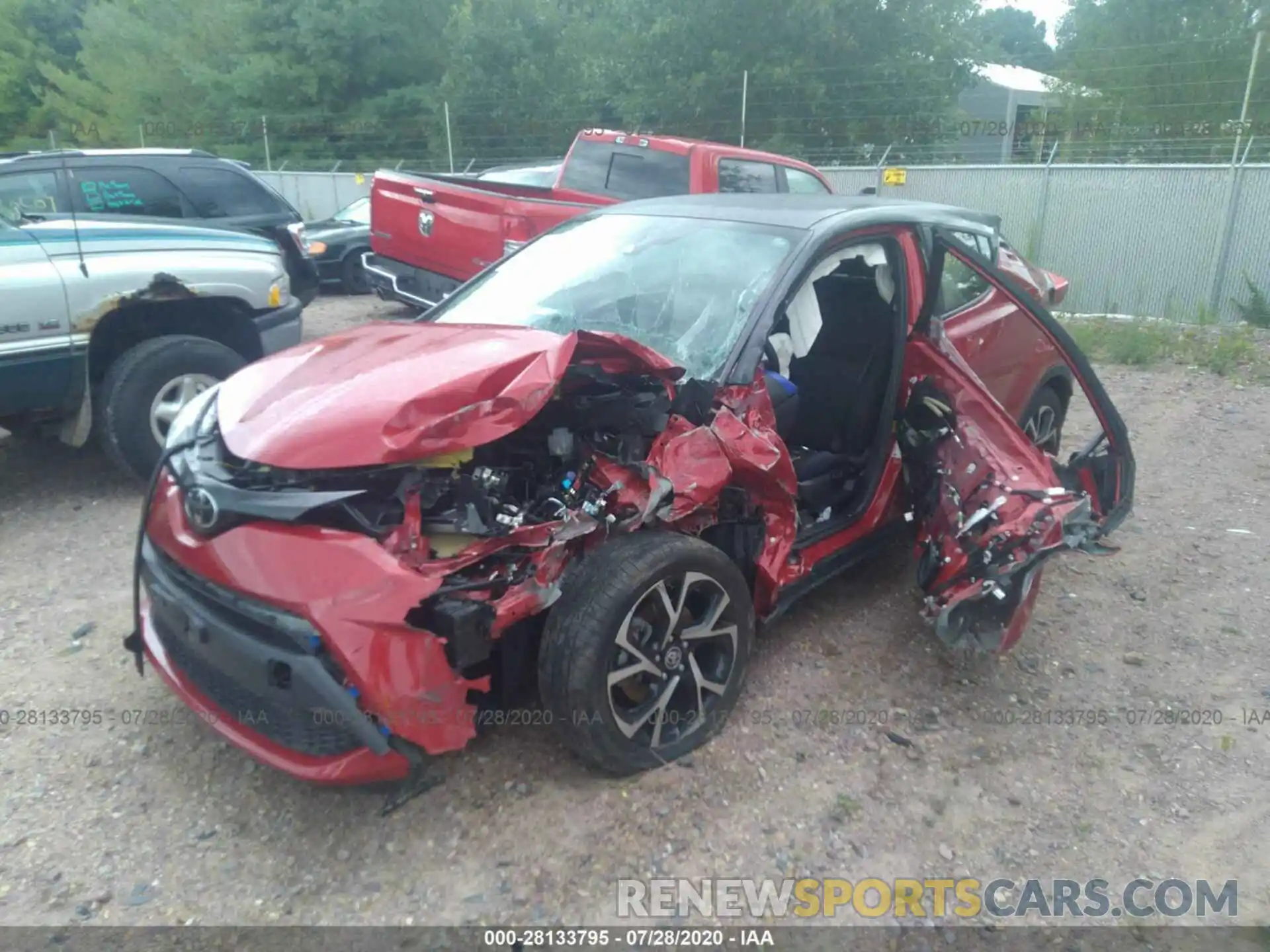 6 Photograph of a damaged car JTNKHMBX2L1064263 TOYOTA C-HR 2020