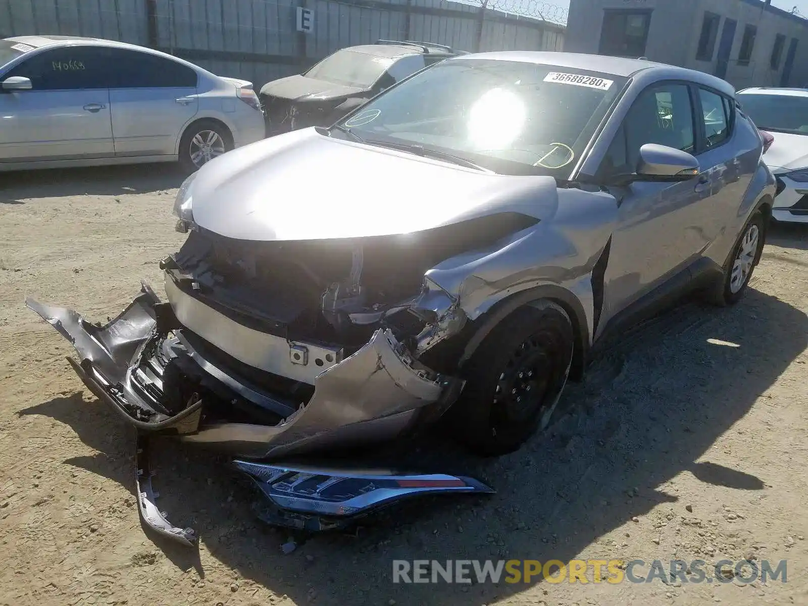 2 Photograph of a damaged car JTNKHMBX2L1065204 TOYOTA C-HR 2020