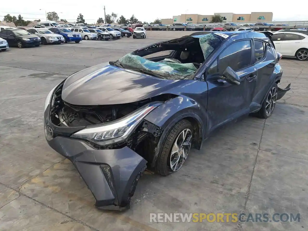 2 Photograph of a damaged car JTNKHMBX2L1065364 TOYOTA C-HR 2020