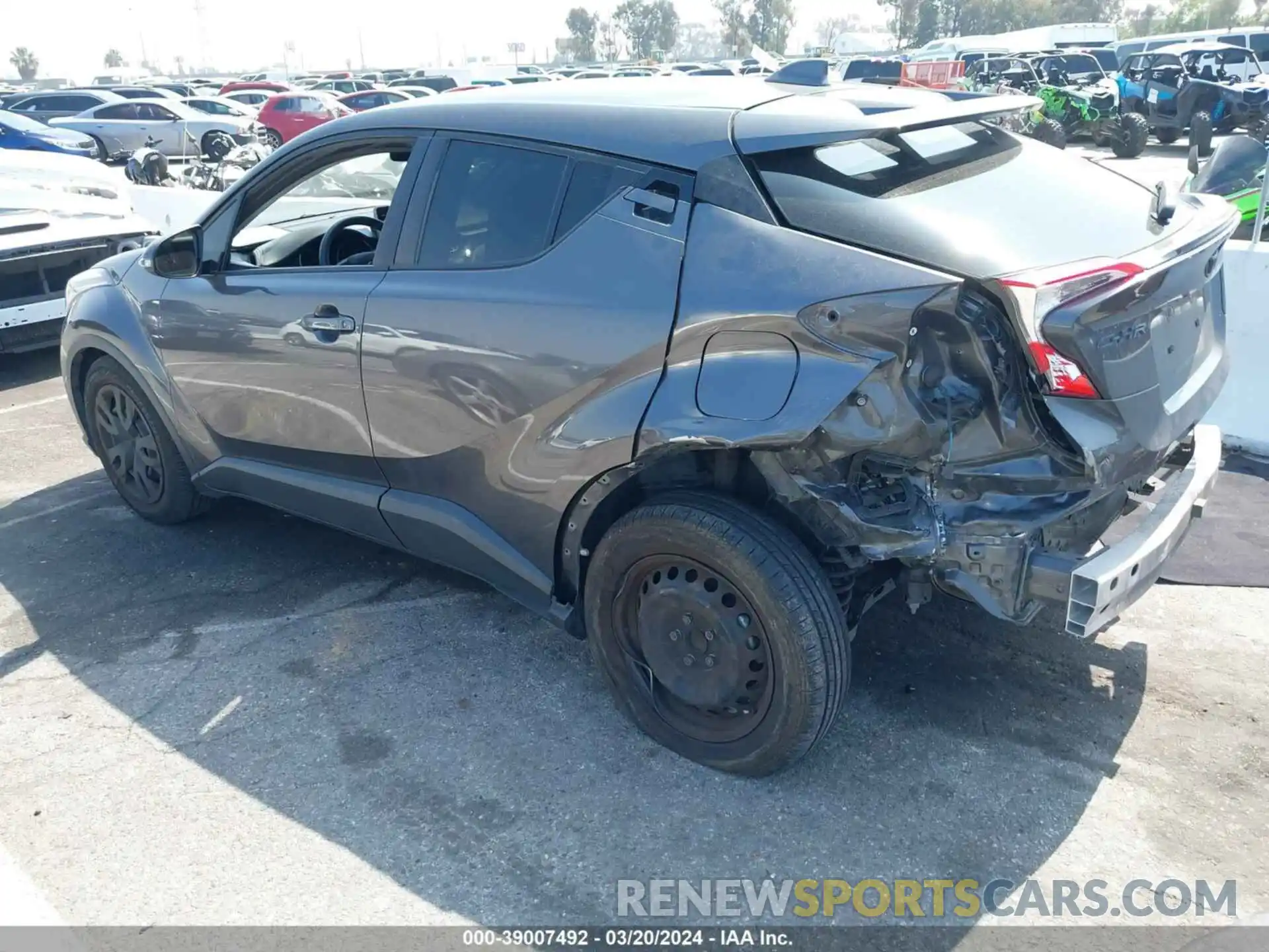 3 Photograph of a damaged car JTNKHMBX2L1065543 TOYOTA C-HR 2020