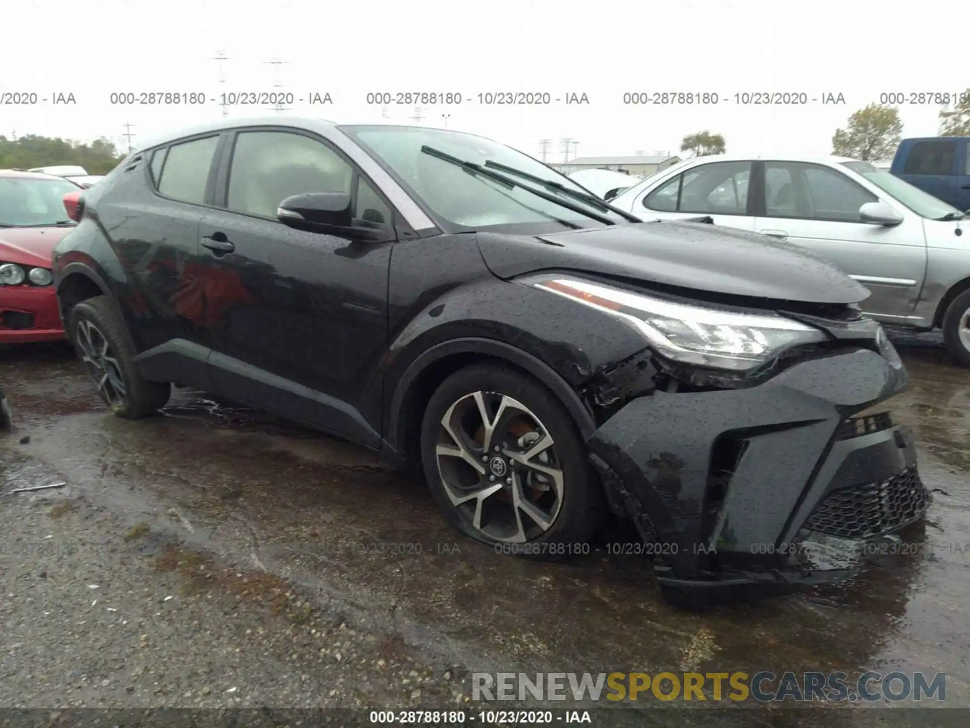 1 Photograph of a damaged car JTNKHMBX2L1067504 TOYOTA C-HR 2020