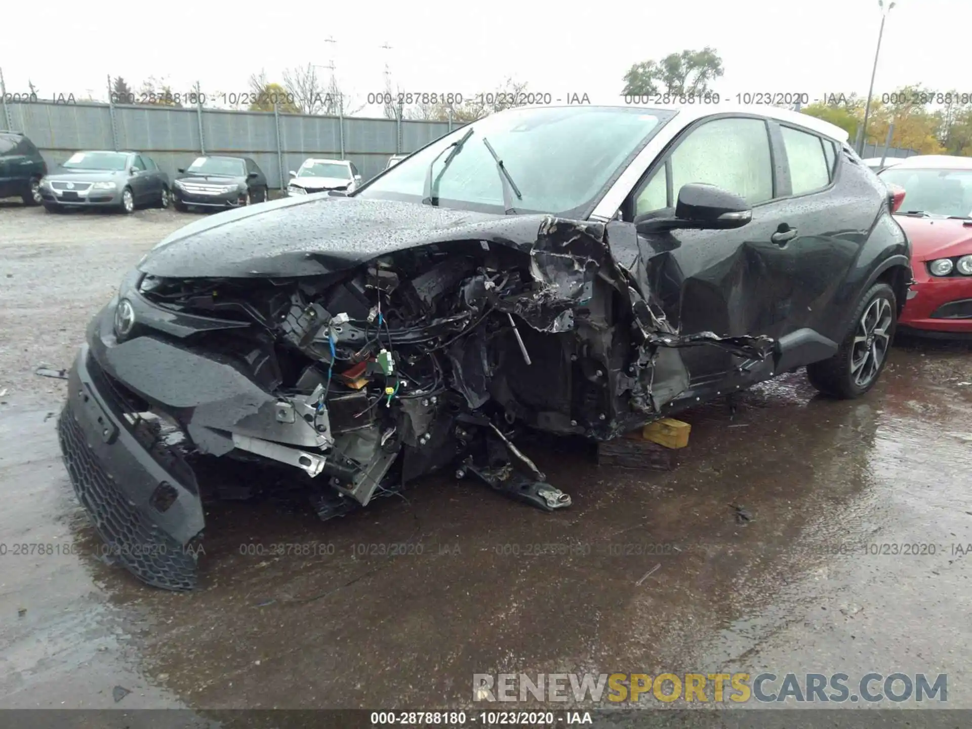 2 Фотография поврежденного автомобиля JTNKHMBX2L1067504 TOYOTA C-HR 2020