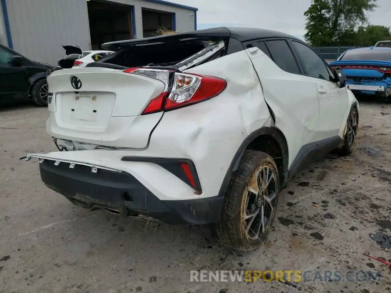 4 Фотография поврежденного автомобиля JTNKHMBX2L1068474 TOYOTA C-HR 2020