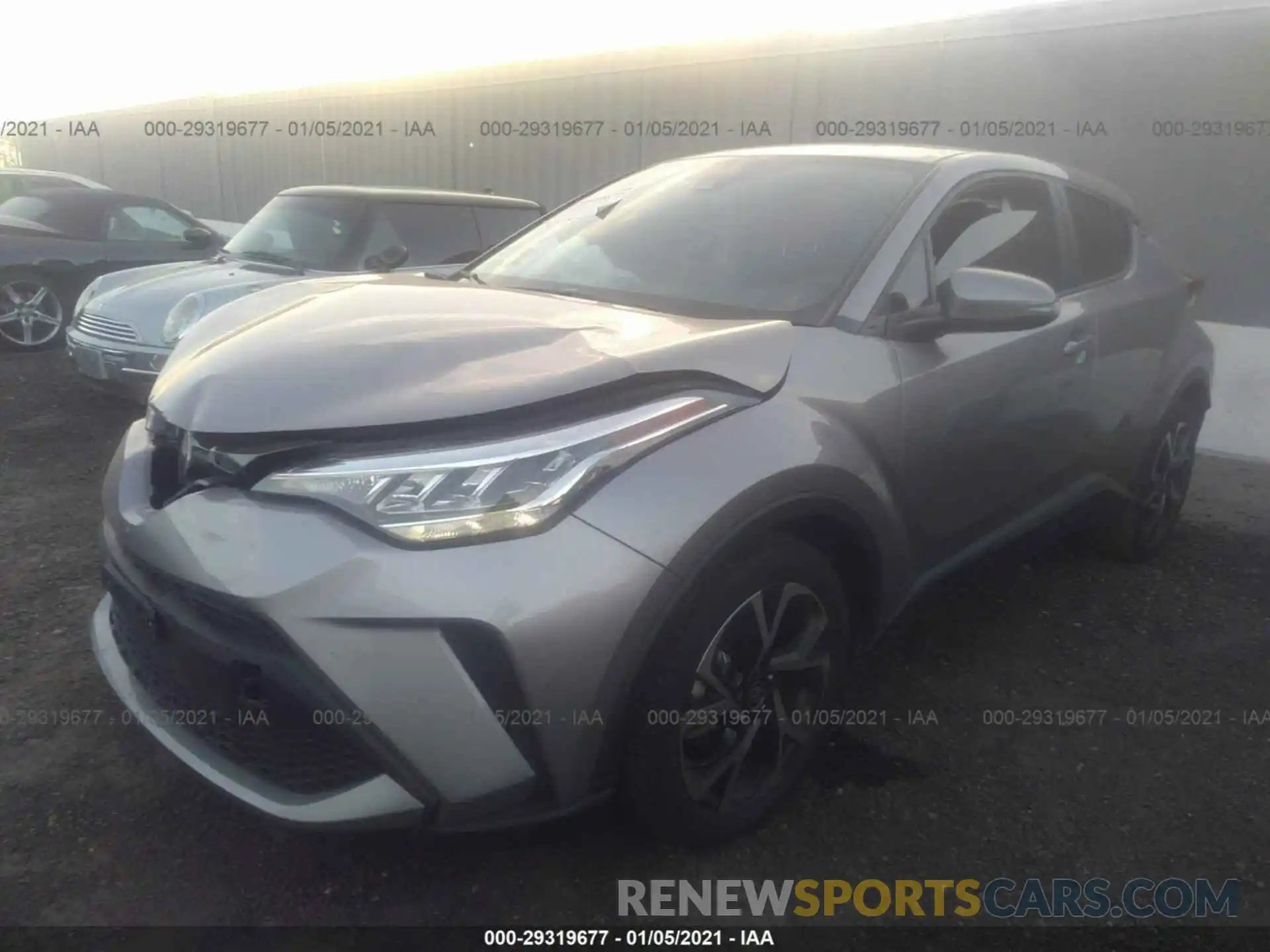 2 Photograph of a damaged car JTNKHMBX2L1068782 TOYOTA C-HR 2020