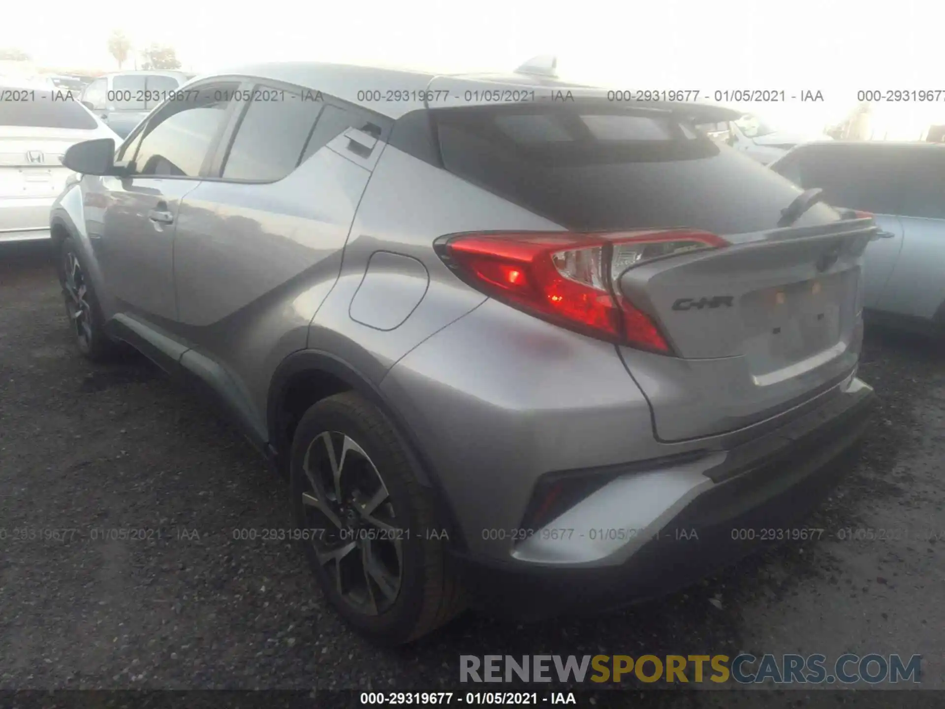 3 Photograph of a damaged car JTNKHMBX2L1068782 TOYOTA C-HR 2020