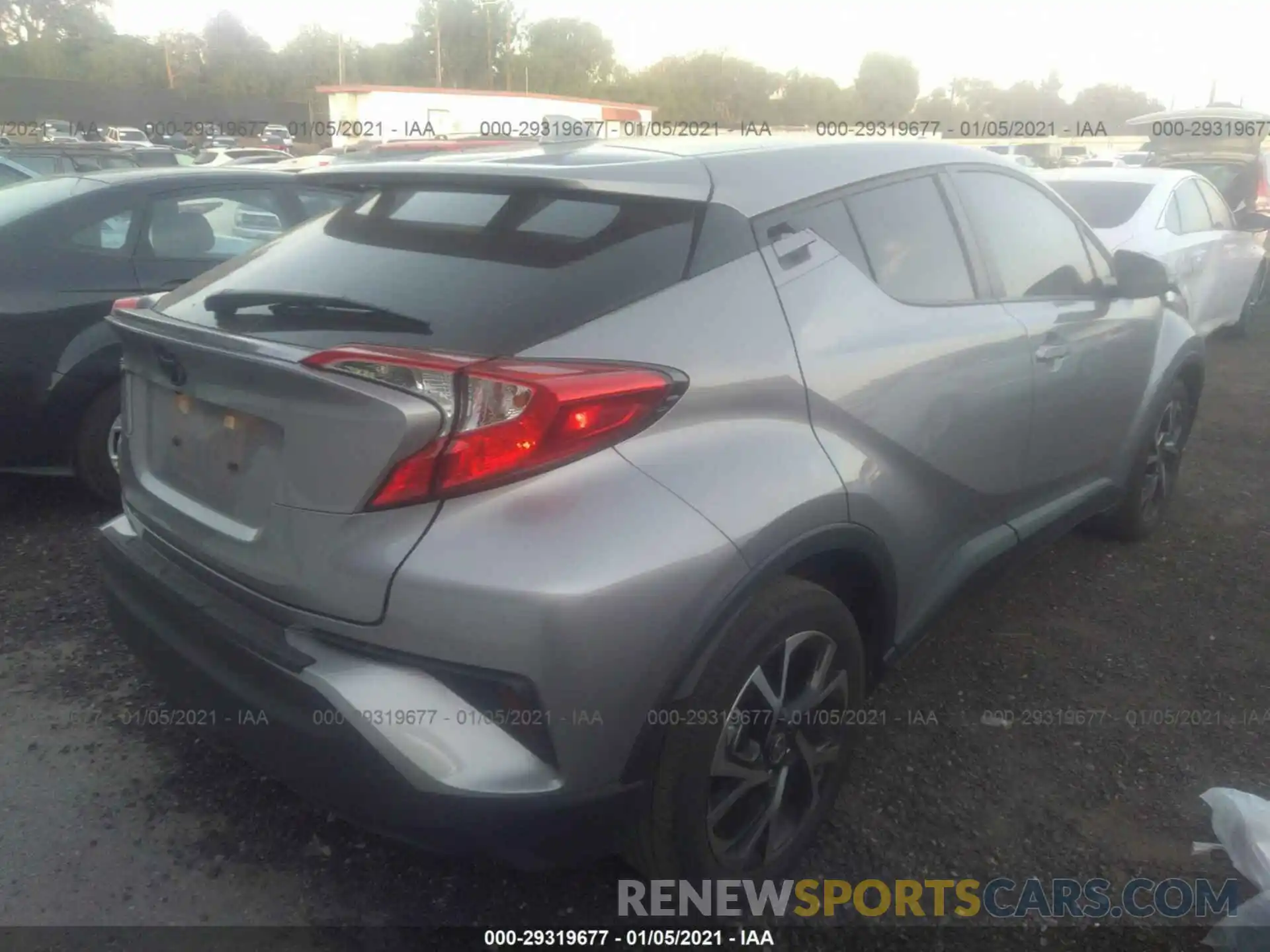 4 Photograph of a damaged car JTNKHMBX2L1068782 TOYOTA C-HR 2020