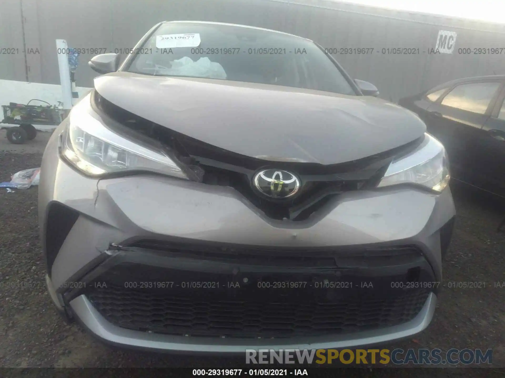 6 Photograph of a damaged car JTNKHMBX2L1068782 TOYOTA C-HR 2020