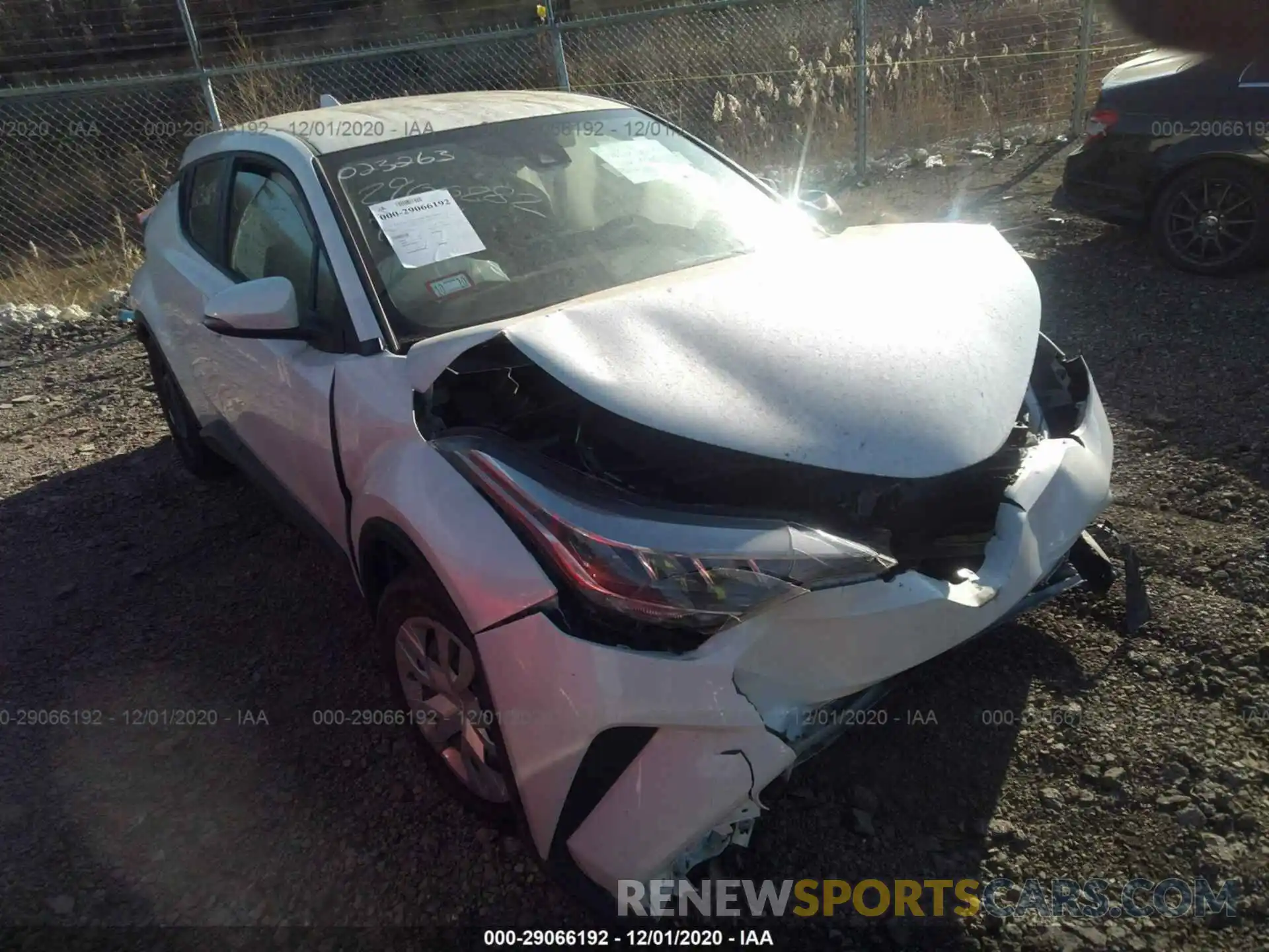 1 Photograph of a damaged car JTNKHMBX2L1069575 TOYOTA C-HR 2020