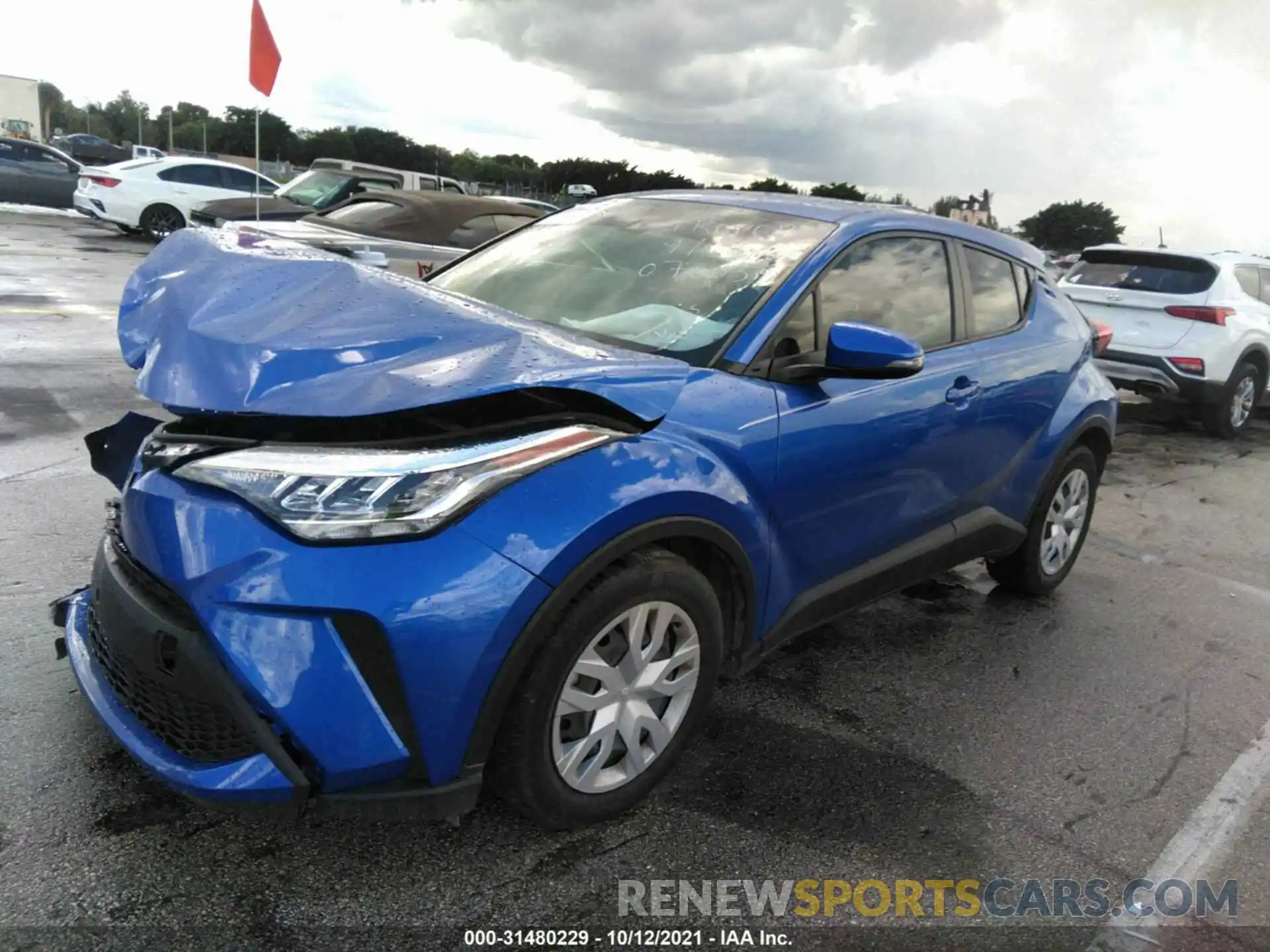 2 Photograph of a damaged car JTNKHMBX2L1070337 TOYOTA C-HR 2020