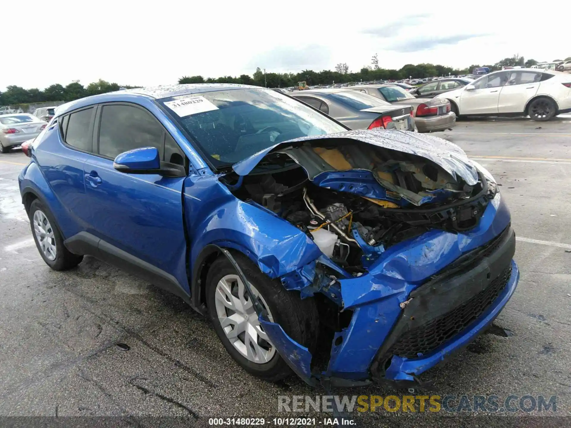 6 Photograph of a damaged car JTNKHMBX2L1070337 TOYOTA C-HR 2020