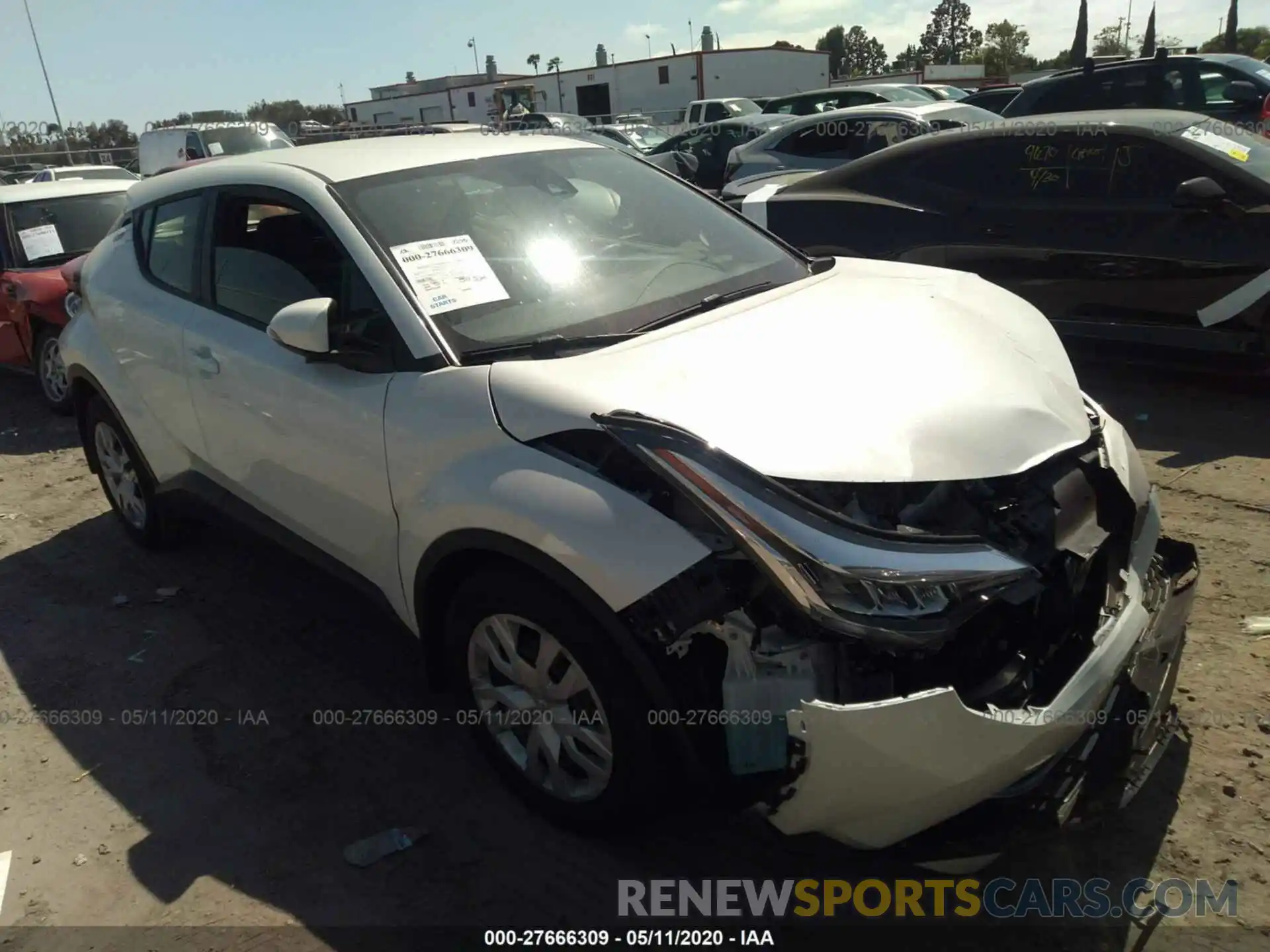 1 Photograph of a damaged car JTNKHMBX2L1073030 TOYOTA C-HR 2020