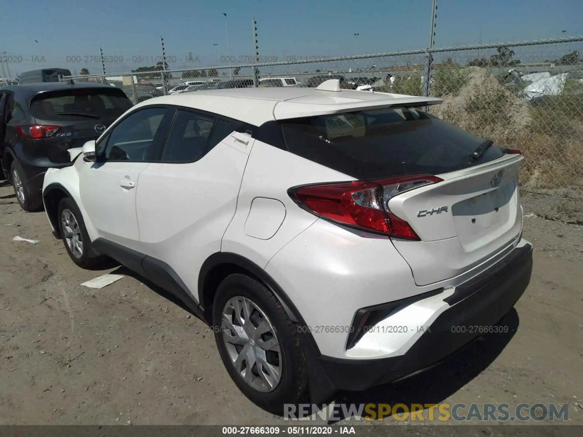 3 Photograph of a damaged car JTNKHMBX2L1073030 TOYOTA C-HR 2020