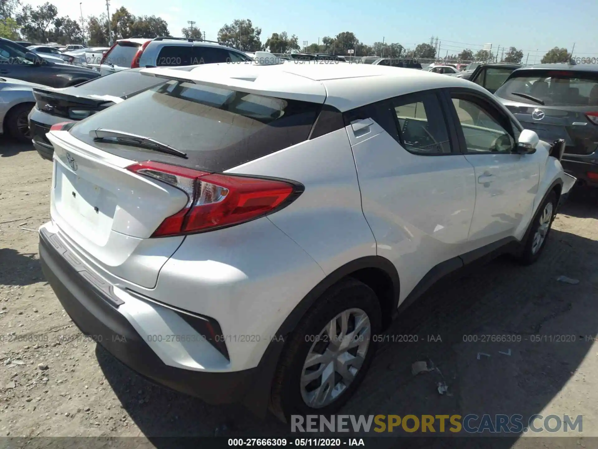 4 Photograph of a damaged car JTNKHMBX2L1073030 TOYOTA C-HR 2020