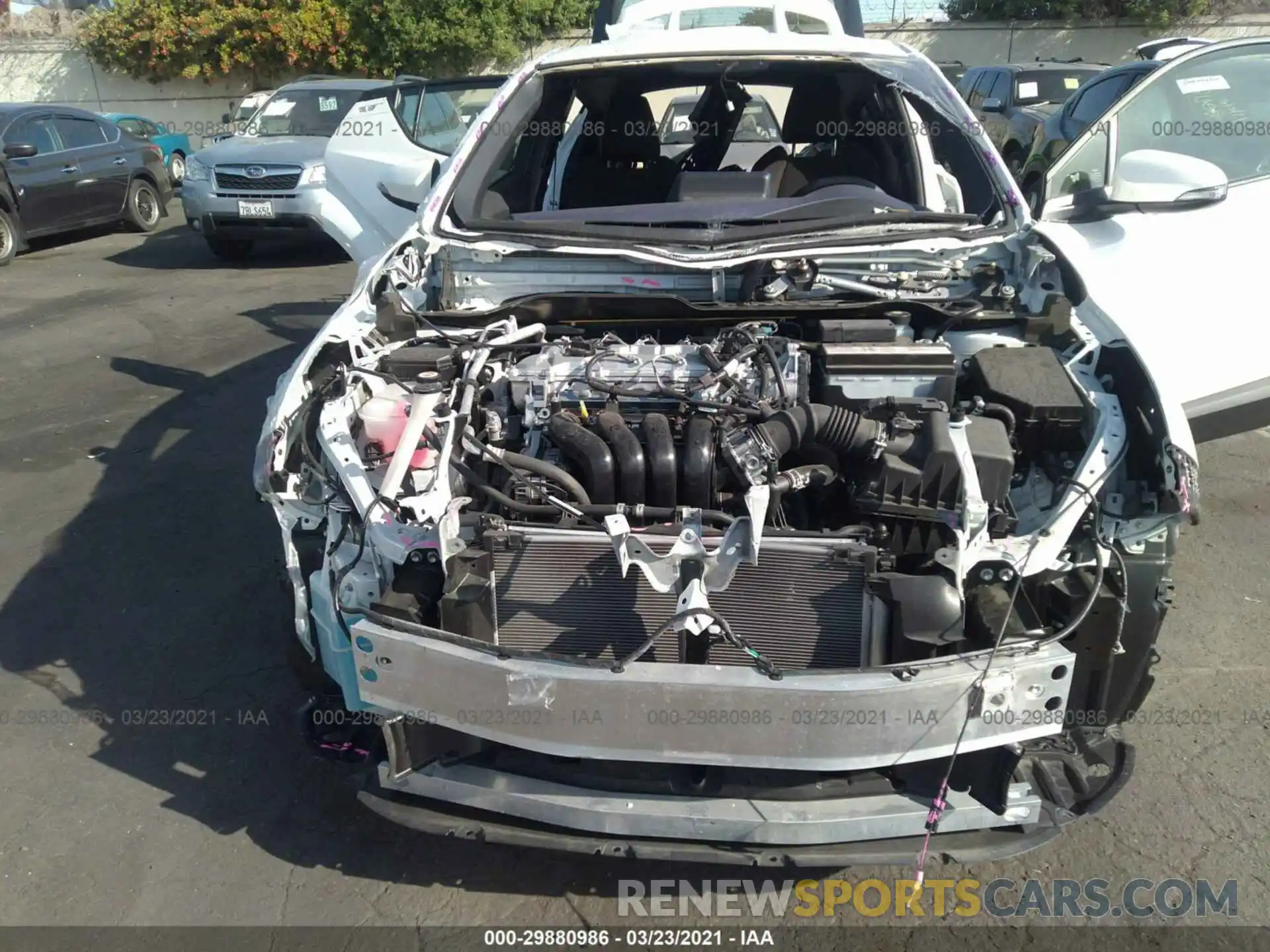 6 Photograph of a damaged car JTNKHMBX2L1074520 TOYOTA C-HR 2020