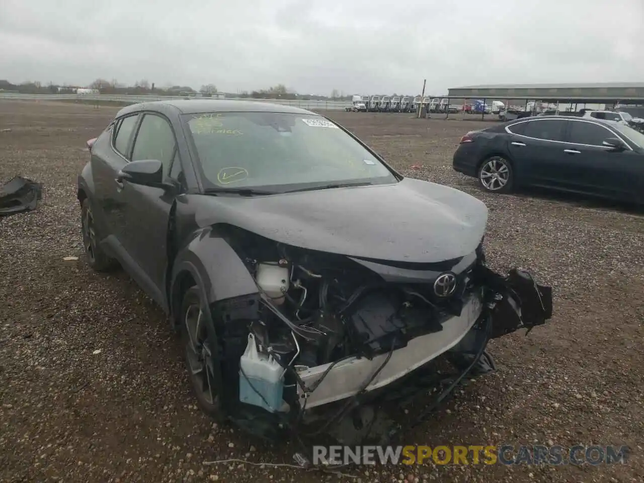 1 Photograph of a damaged car JTNKHMBX2L1074565 TOYOTA C-HR 2020