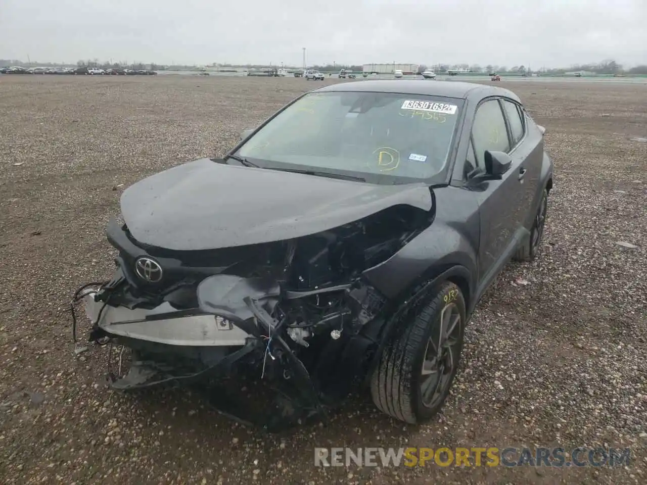 2 Photograph of a damaged car JTNKHMBX2L1074565 TOYOTA C-HR 2020