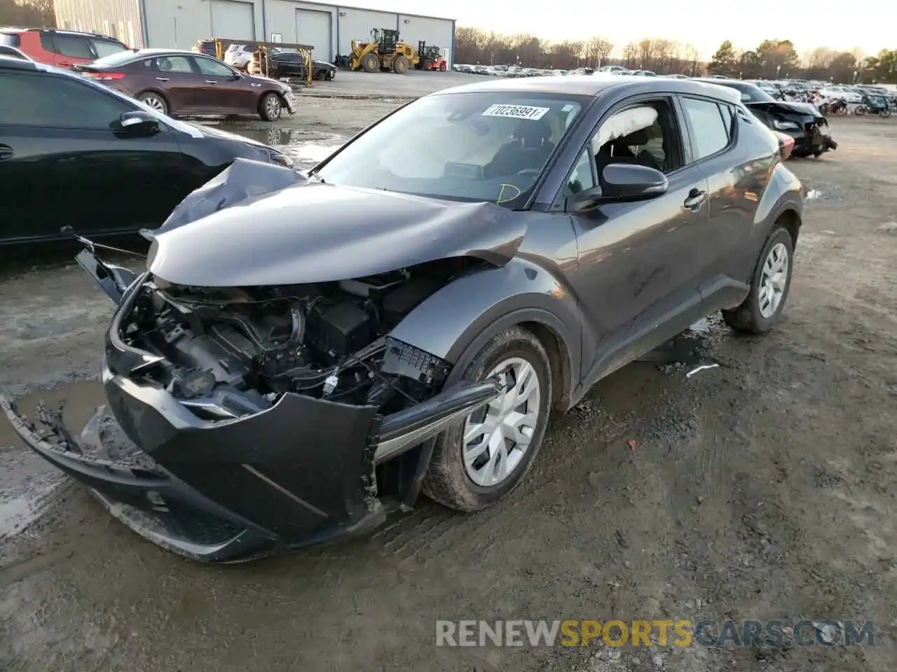 2 Photograph of a damaged car JTNKHMBX2L1075568 TOYOTA C-HR 2020