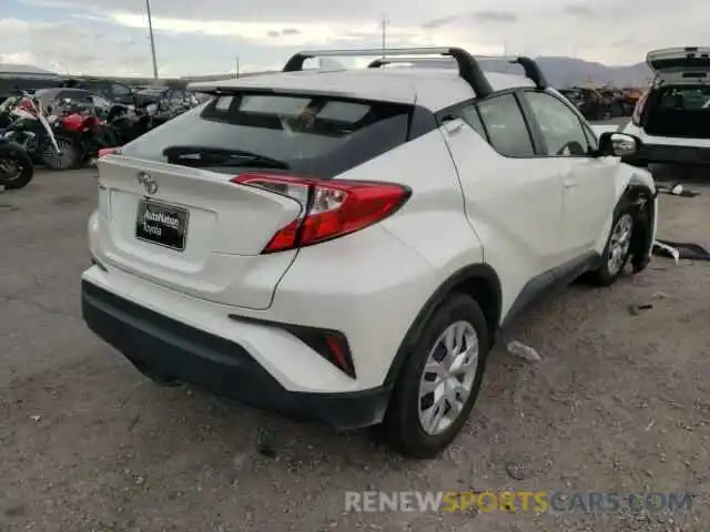 4 Photograph of a damaged car JTNKHMBX2L1076106 TOYOTA C-HR 2020