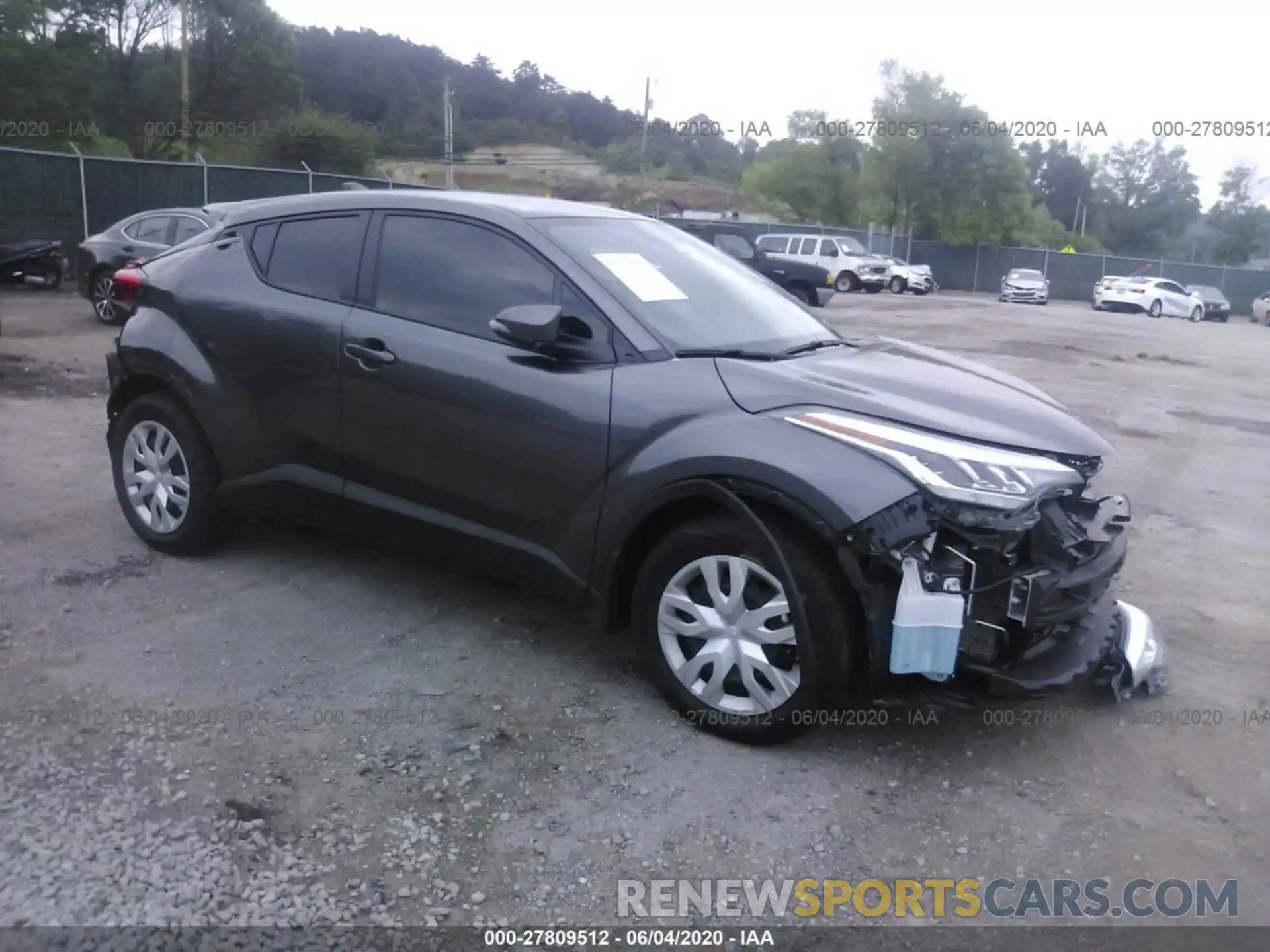 1 Photograph of a damaged car JTNKHMBX2L1076977 TOYOTA C-HR 2020