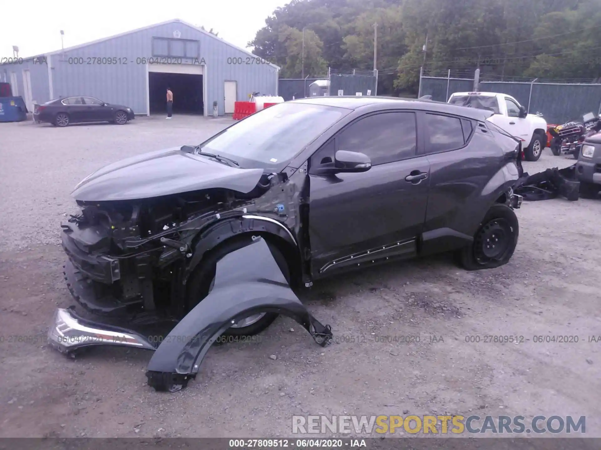 2 Photograph of a damaged car JTNKHMBX2L1076977 TOYOTA C-HR 2020