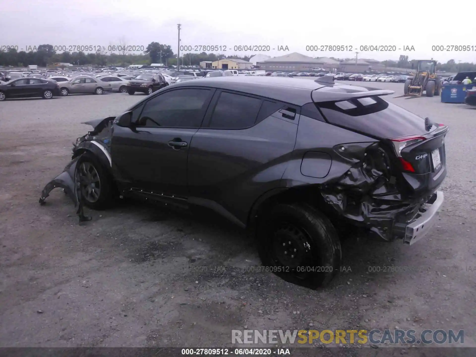 3 Photograph of a damaged car JTNKHMBX2L1076977 TOYOTA C-HR 2020