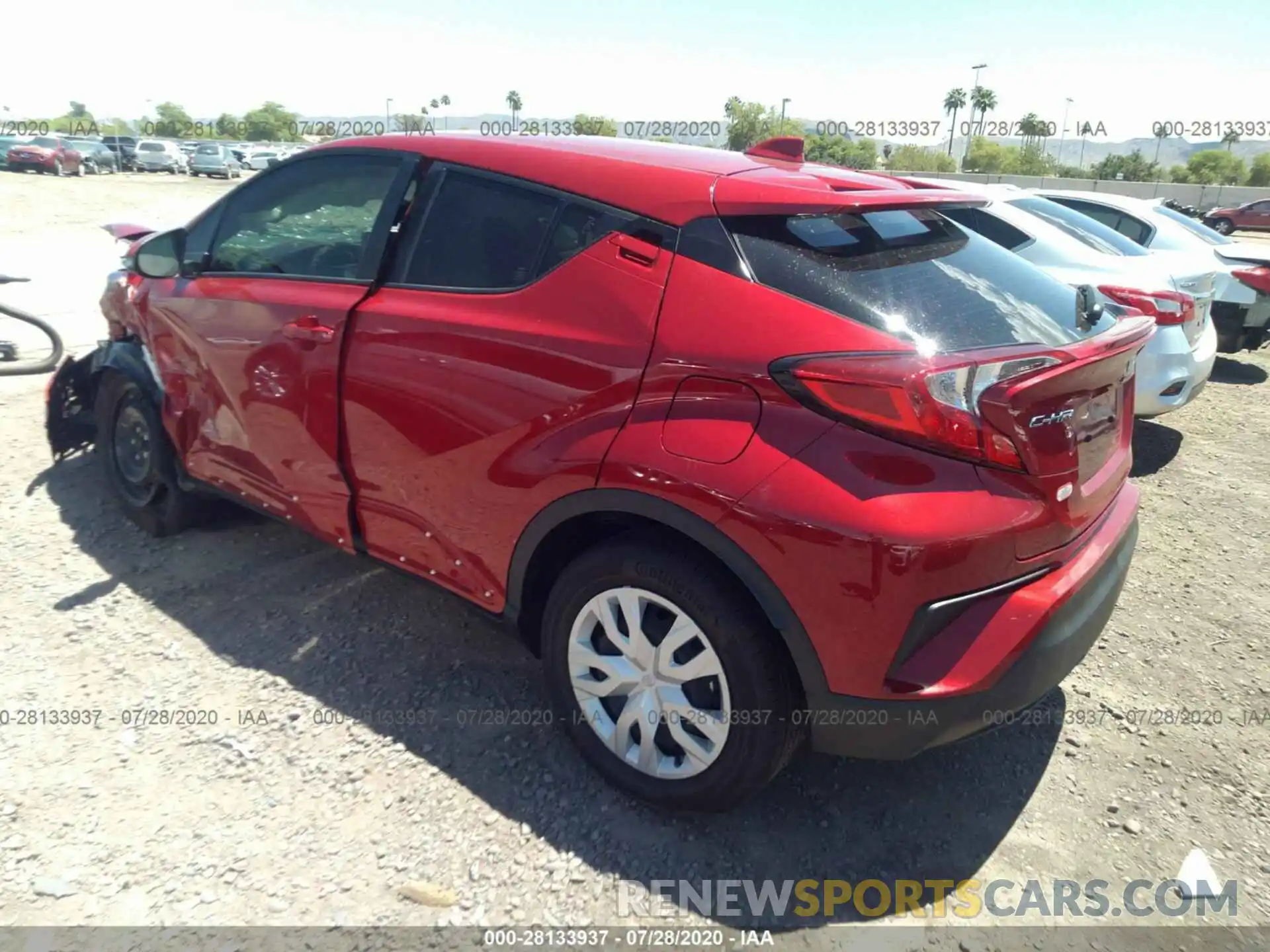 3 Photograph of a damaged car JTNKHMBX2L1078390 TOYOTA C-HR 2020