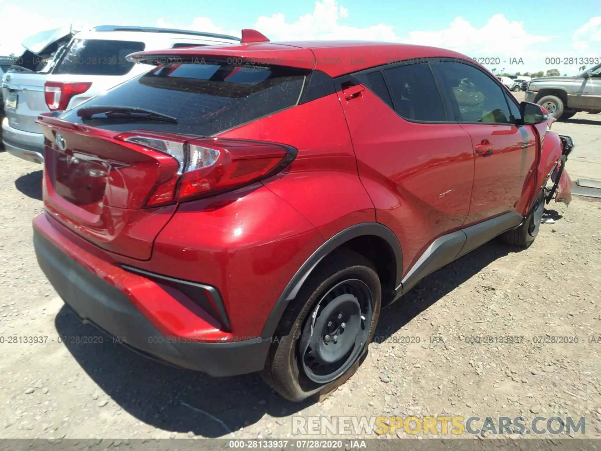 4 Photograph of a damaged car JTNKHMBX2L1078390 TOYOTA C-HR 2020