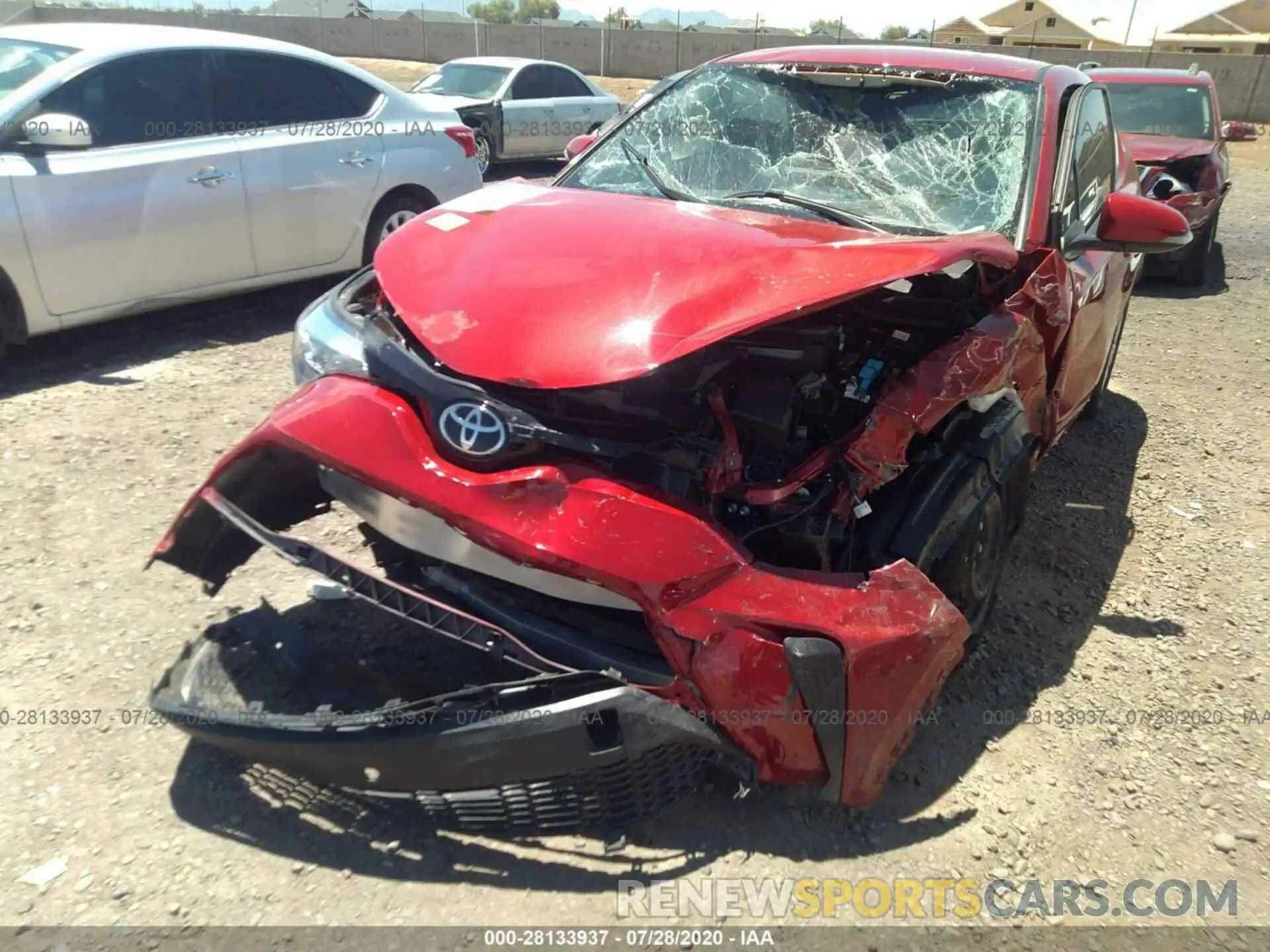 6 Photograph of a damaged car JTNKHMBX2L1078390 TOYOTA C-HR 2020