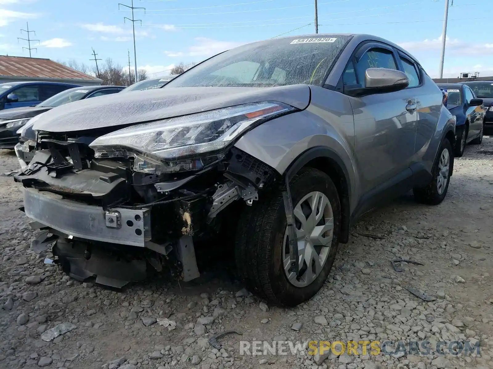 2 Фотография поврежденного автомобиля JTNKHMBX2L1079815 TOYOTA C-HR 2020