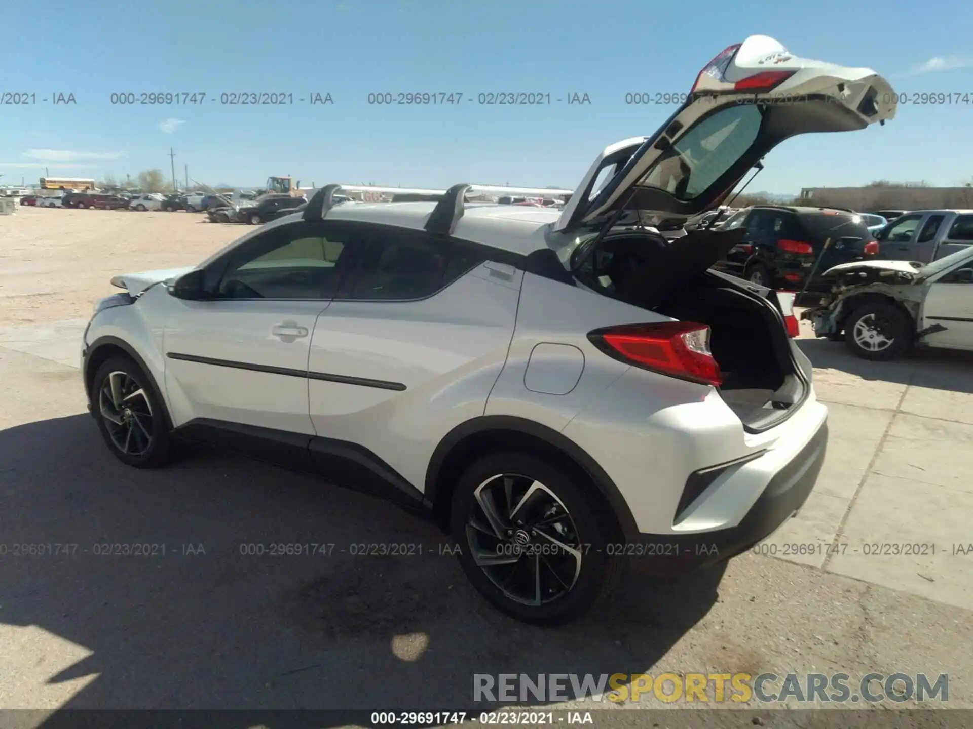 3 Photograph of a damaged car JTNKHMBX2L1083234 TOYOTA C-HR 2020