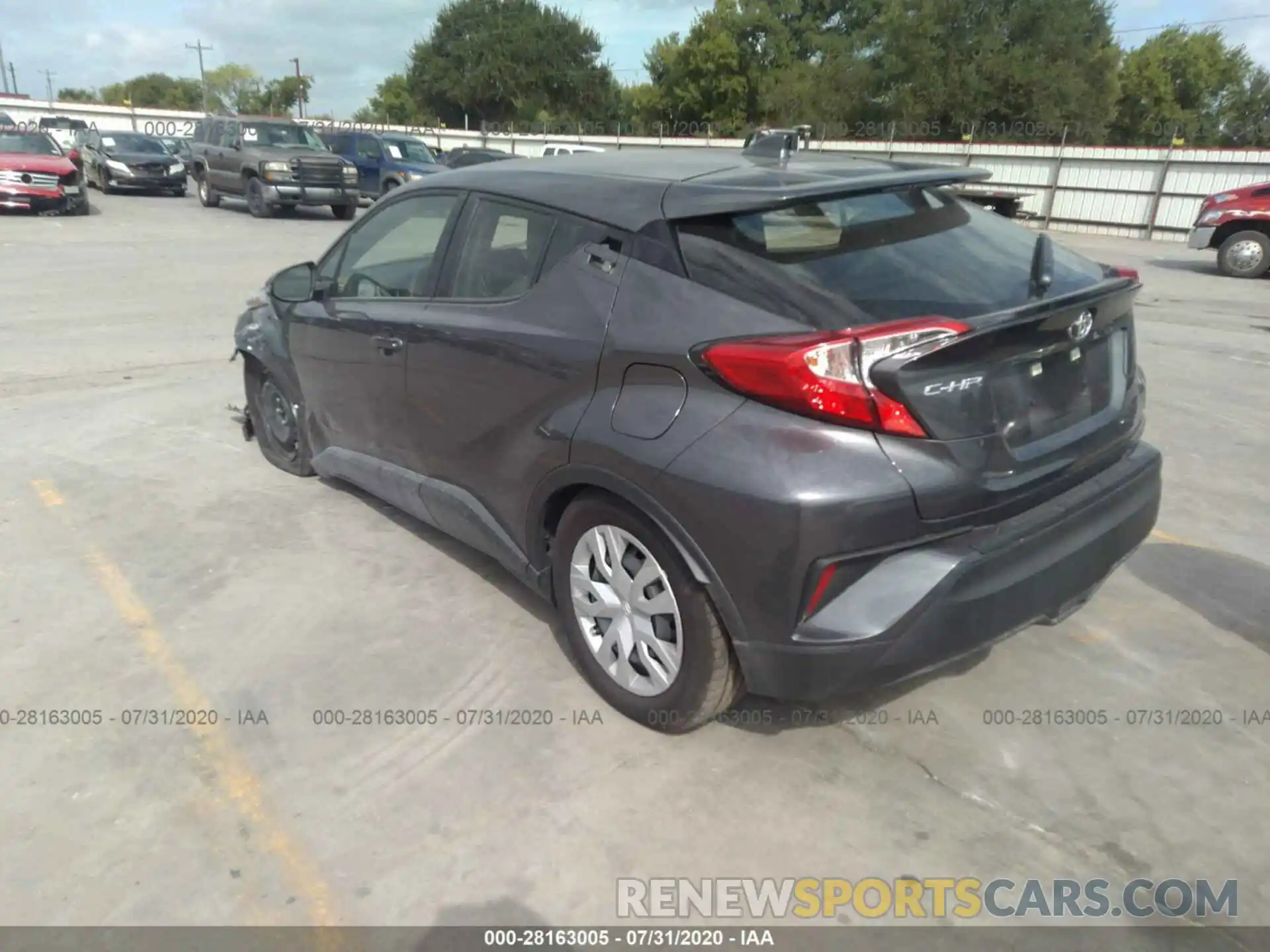 3 Photograph of a damaged car JTNKHMBX2L1083556 TOYOTA C-HR 2020