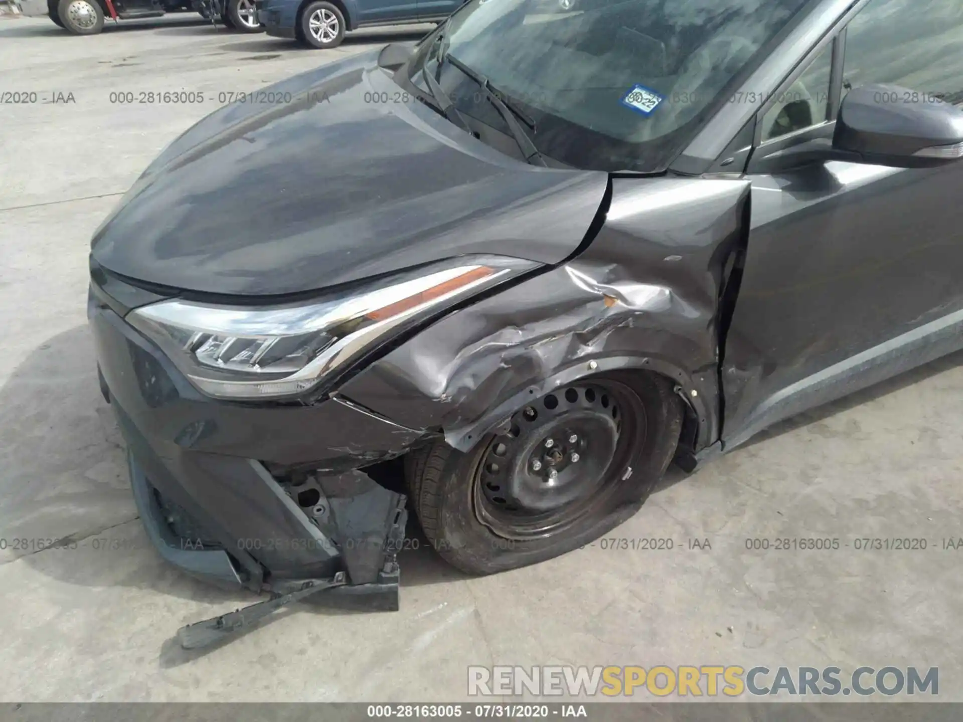 6 Photograph of a damaged car JTNKHMBX2L1083556 TOYOTA C-HR 2020