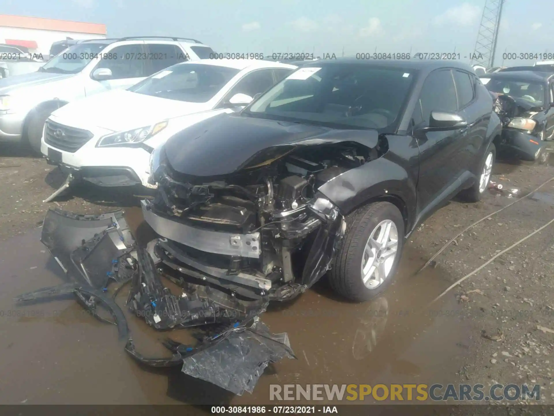 2 Photograph of a damaged car JTNKHMBX2L1083928 TOYOTA C-HR 2020