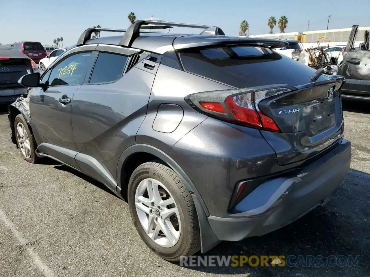 3 Photograph of a damaged car JTNKHMBX2L1085100 TOYOTA C-HR 2020