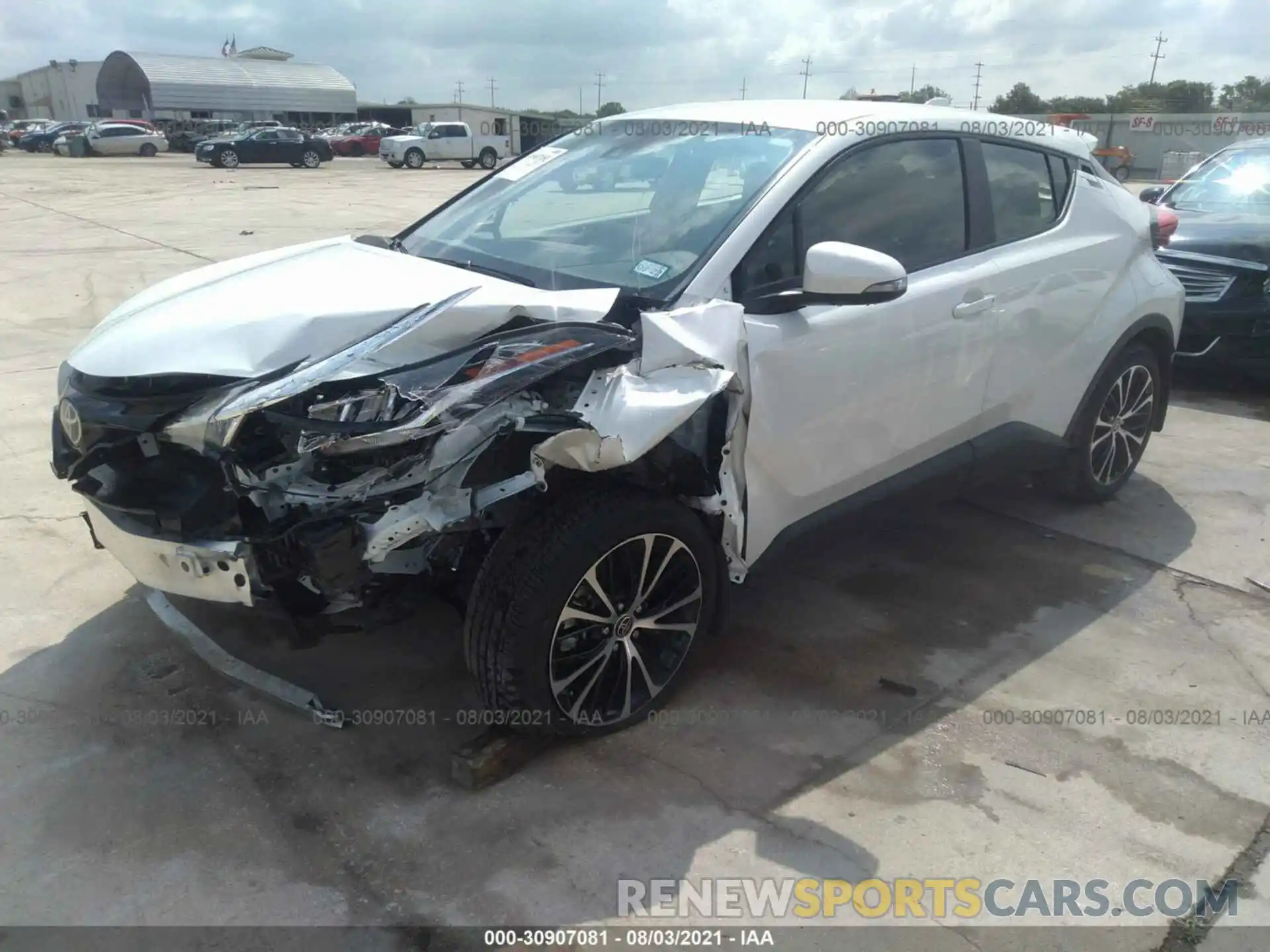 2 Photograph of a damaged car JTNKHMBX2L1089180 TOYOTA C-HR 2020