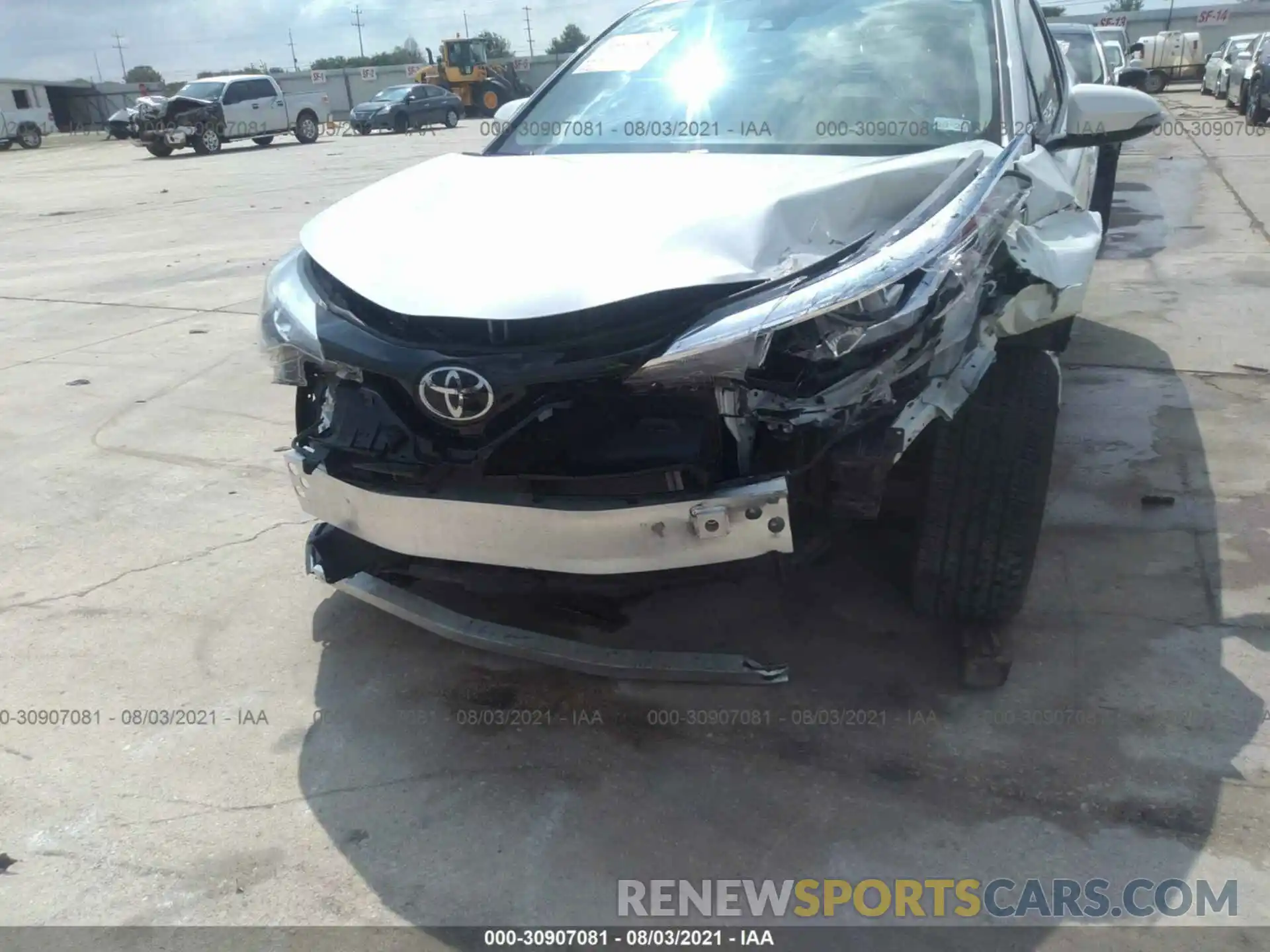 6 Photograph of a damaged car JTNKHMBX2L1089180 TOYOTA C-HR 2020