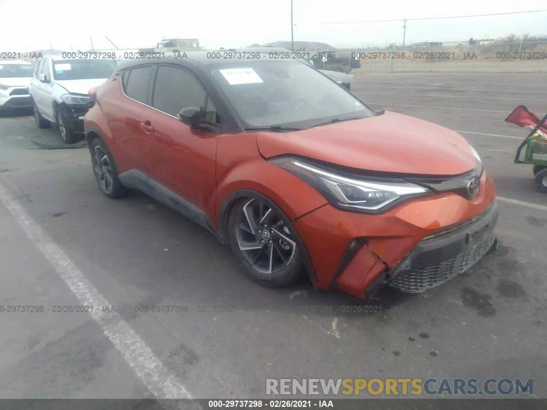 1 Photograph of a damaged car JTNKHMBX2L1089275 TOYOTA C-HR 2020