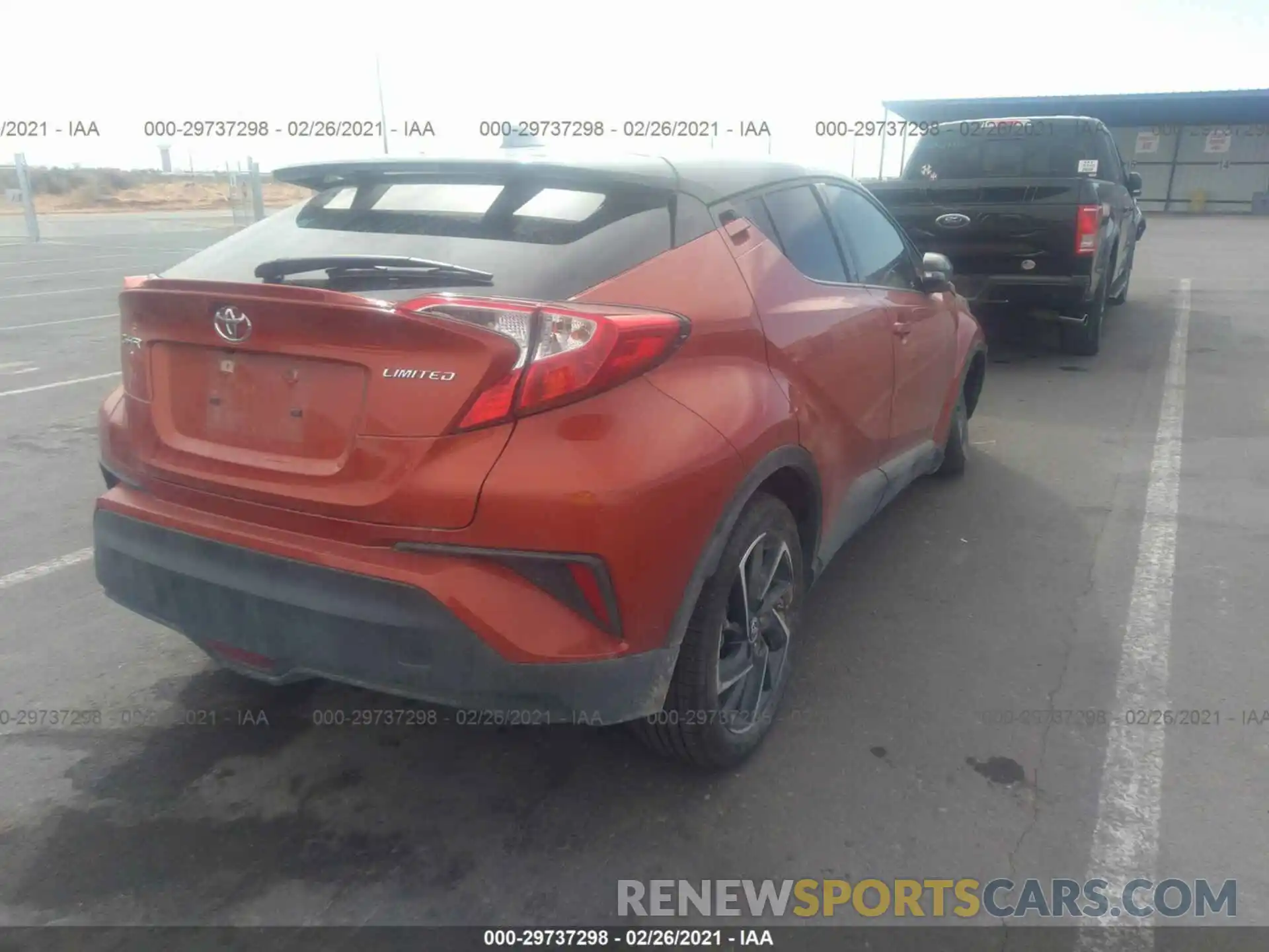 4 Photograph of a damaged car JTNKHMBX2L1089275 TOYOTA C-HR 2020